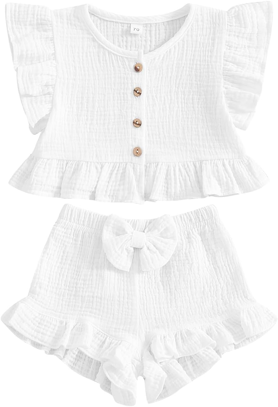 Summer Fun Ruffle Sleeveless Set