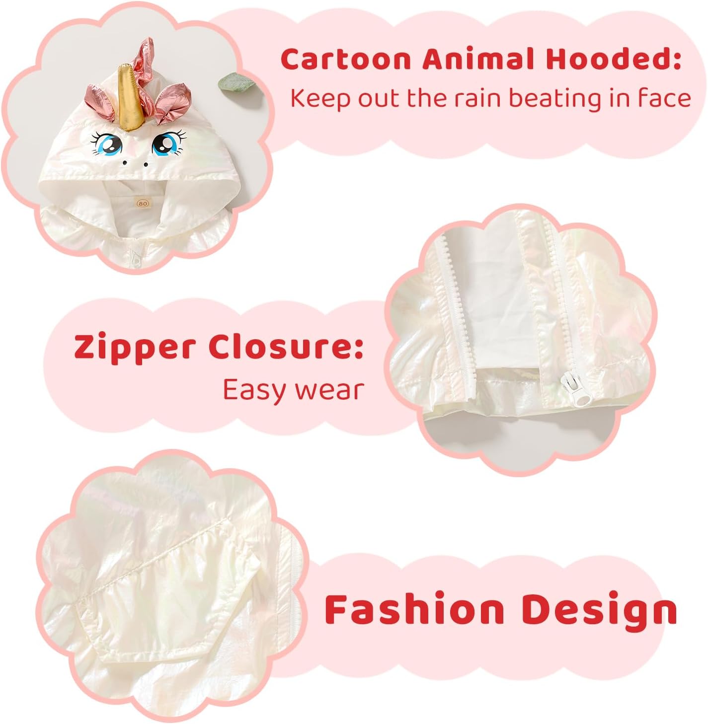Cute Toddler Duck Raincoat