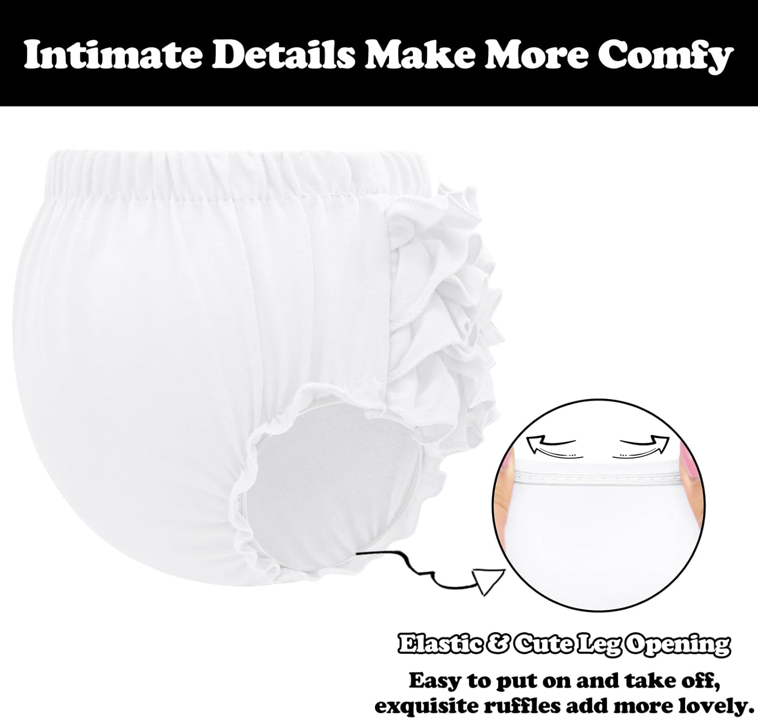 Soft Comfortable Baby Bloomers for Toddlers Girls