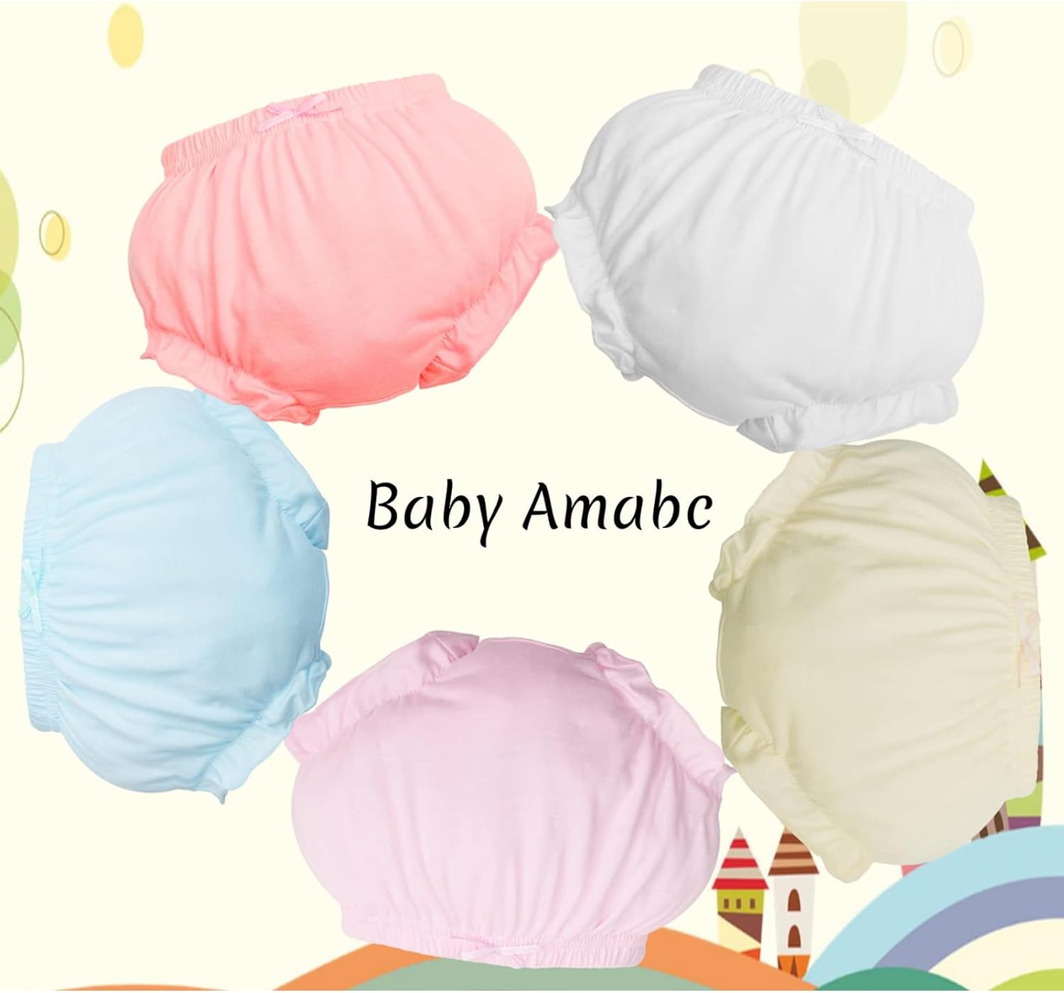 Baby Bloomers Diaper Cover for Toddler Girls Soft Safe