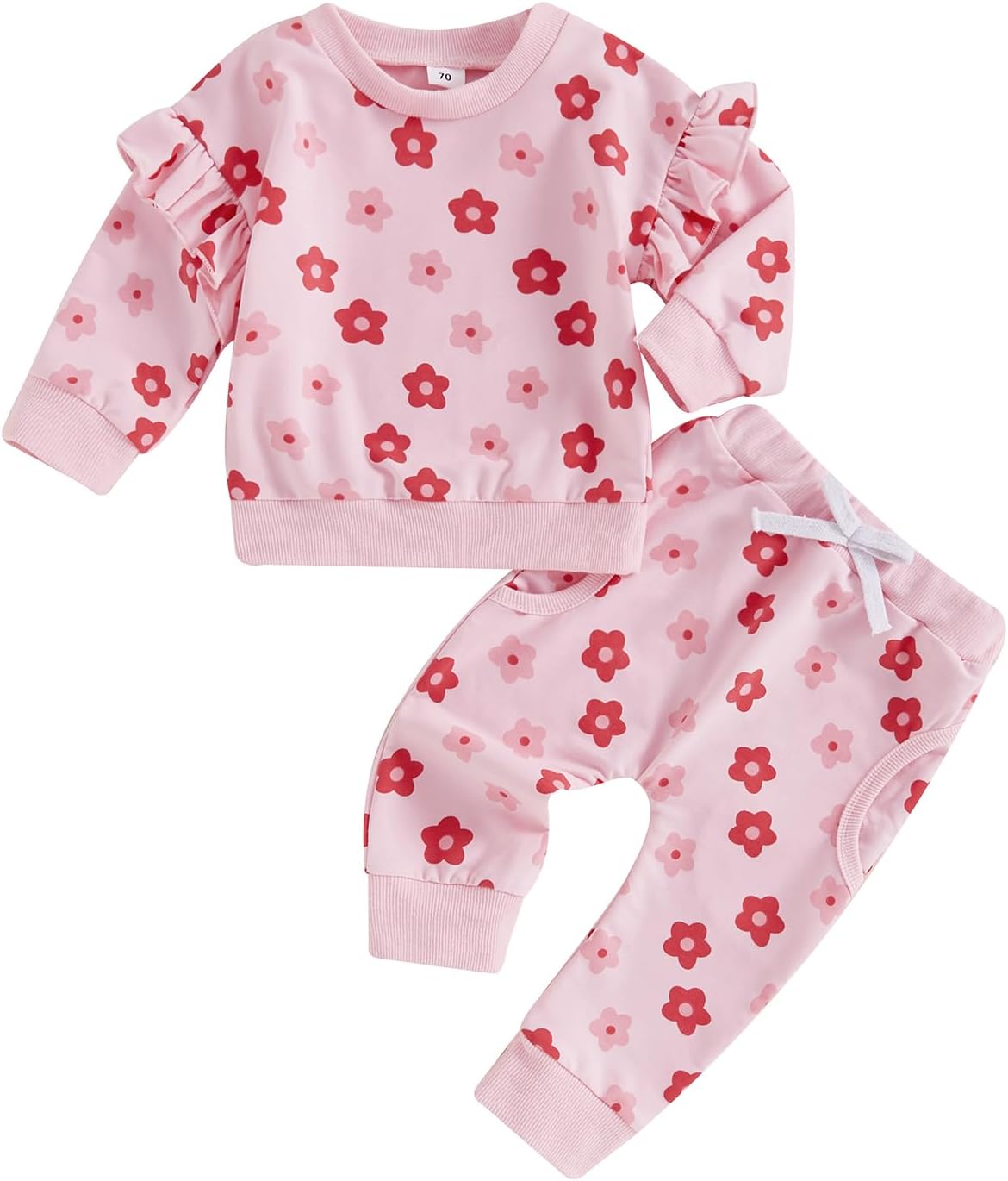 Afunbaby - Fall Crewneck Sweatshirt Pants Set Christmas Traditions in Style