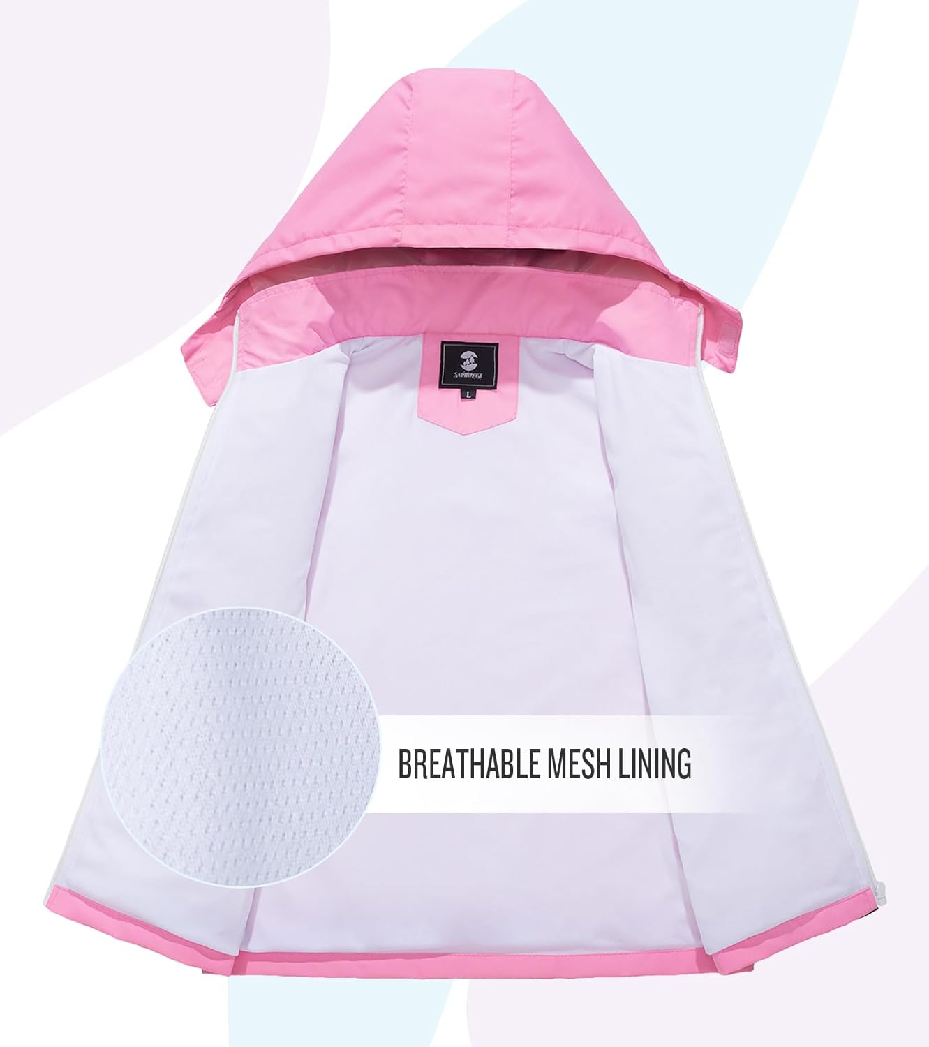 SaphiRose Kids Rain Jacket