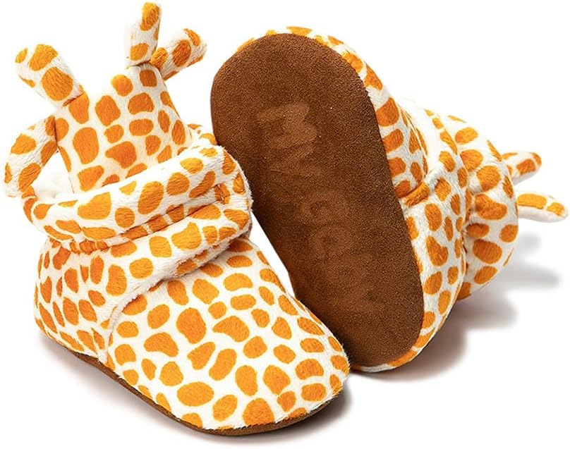 Perfect Warm Fleece Winter Booties for Babies Concise Comfy First Walkers
