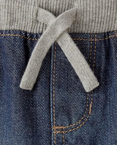 Perfect Creators Little Men Style - Boys Baby Straight Leg Pull On Jeans