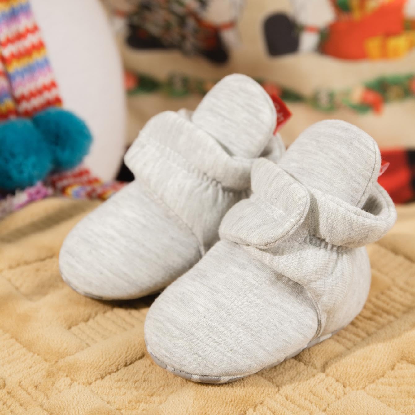 Sawimlgy Safe Soft Baby Booties for Little Ones Non-Skid ANTI-SIPpers