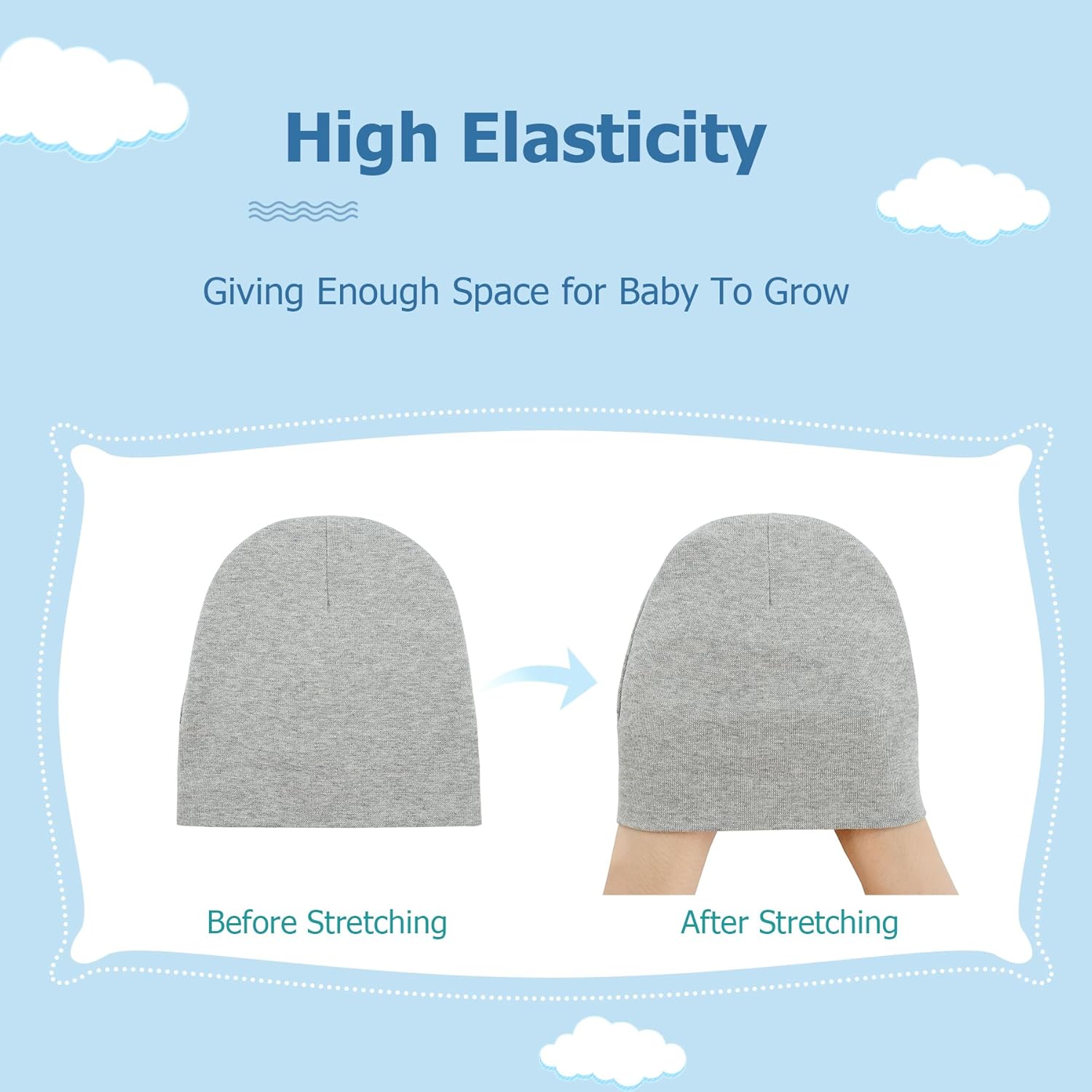 Zando Baby Hats and Mittens Set Newborn