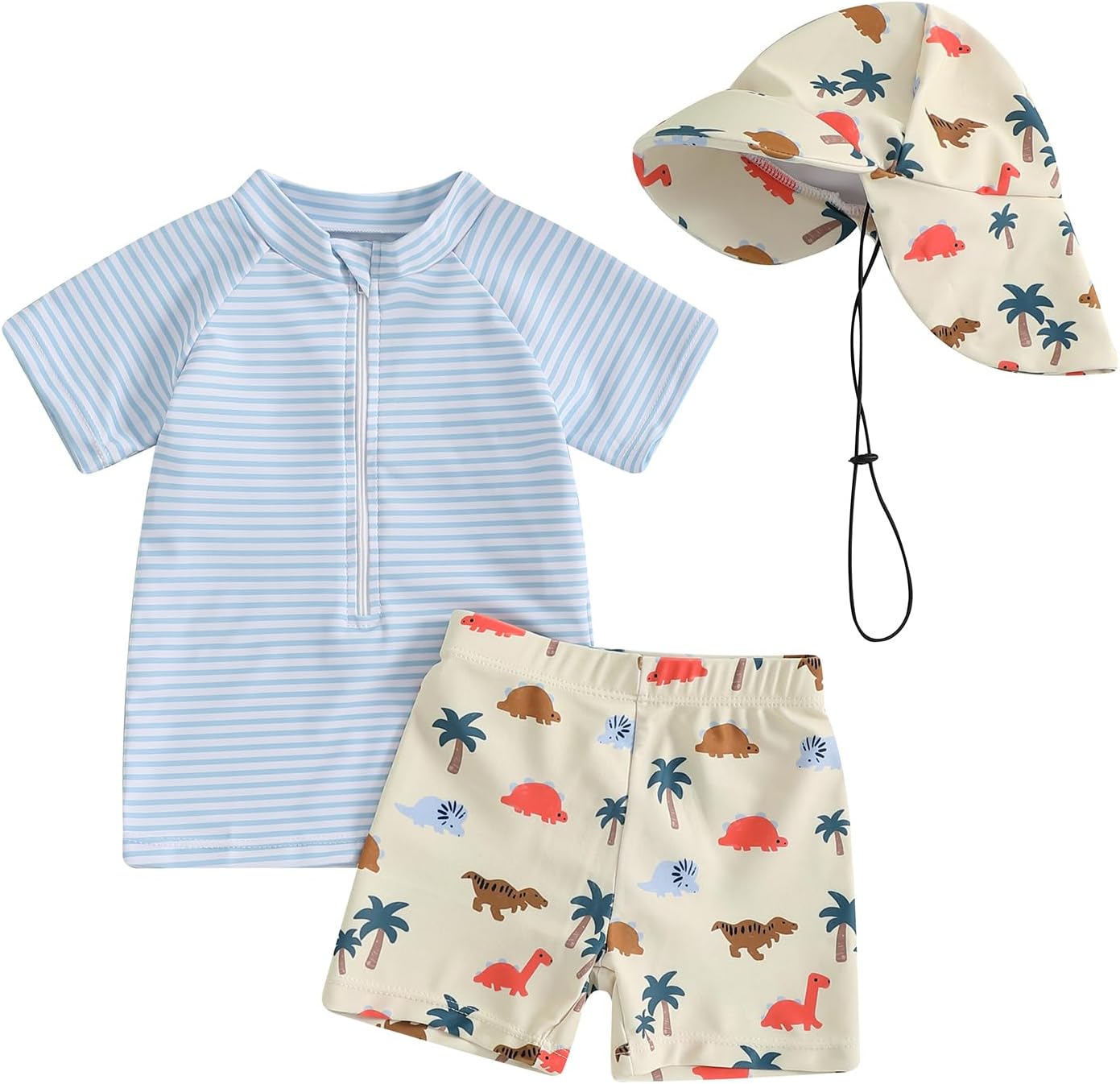 Sun Protection Rash Guard Set for Boys