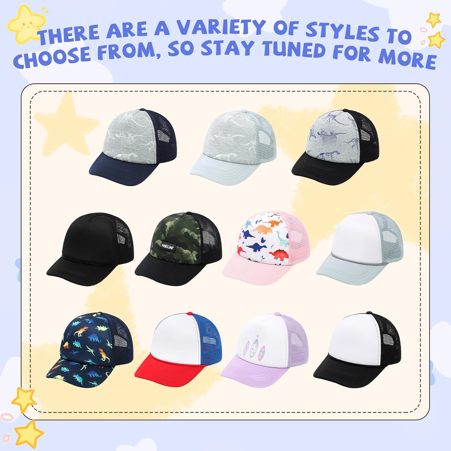 Stylish Toddler Baseball Cap for Kids Ages 3-6 Months