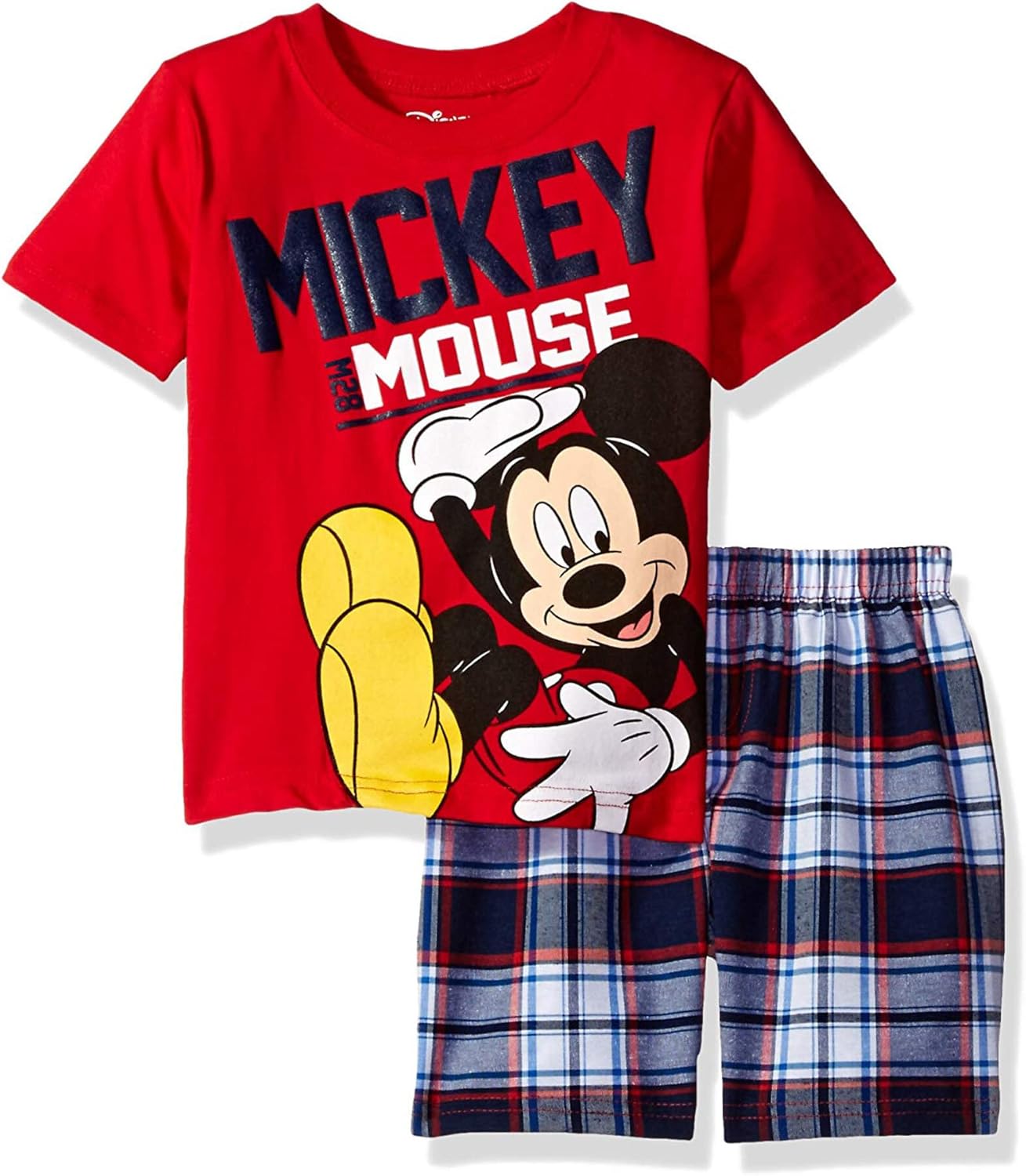 Disney Mickey Mouse T-Shirt Shorts Outfit Set