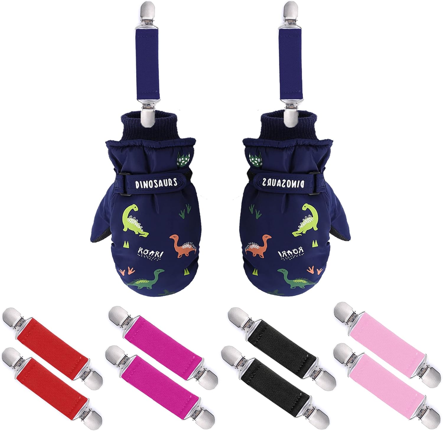 UTTPLL Stainless Steel Glove Clips for Kids Winter Mittens Clips
