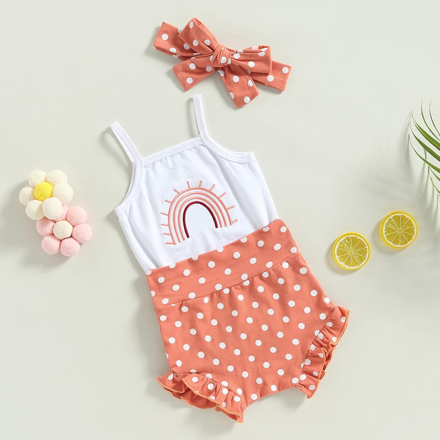 Rainbow Cotton Outfits for Babies