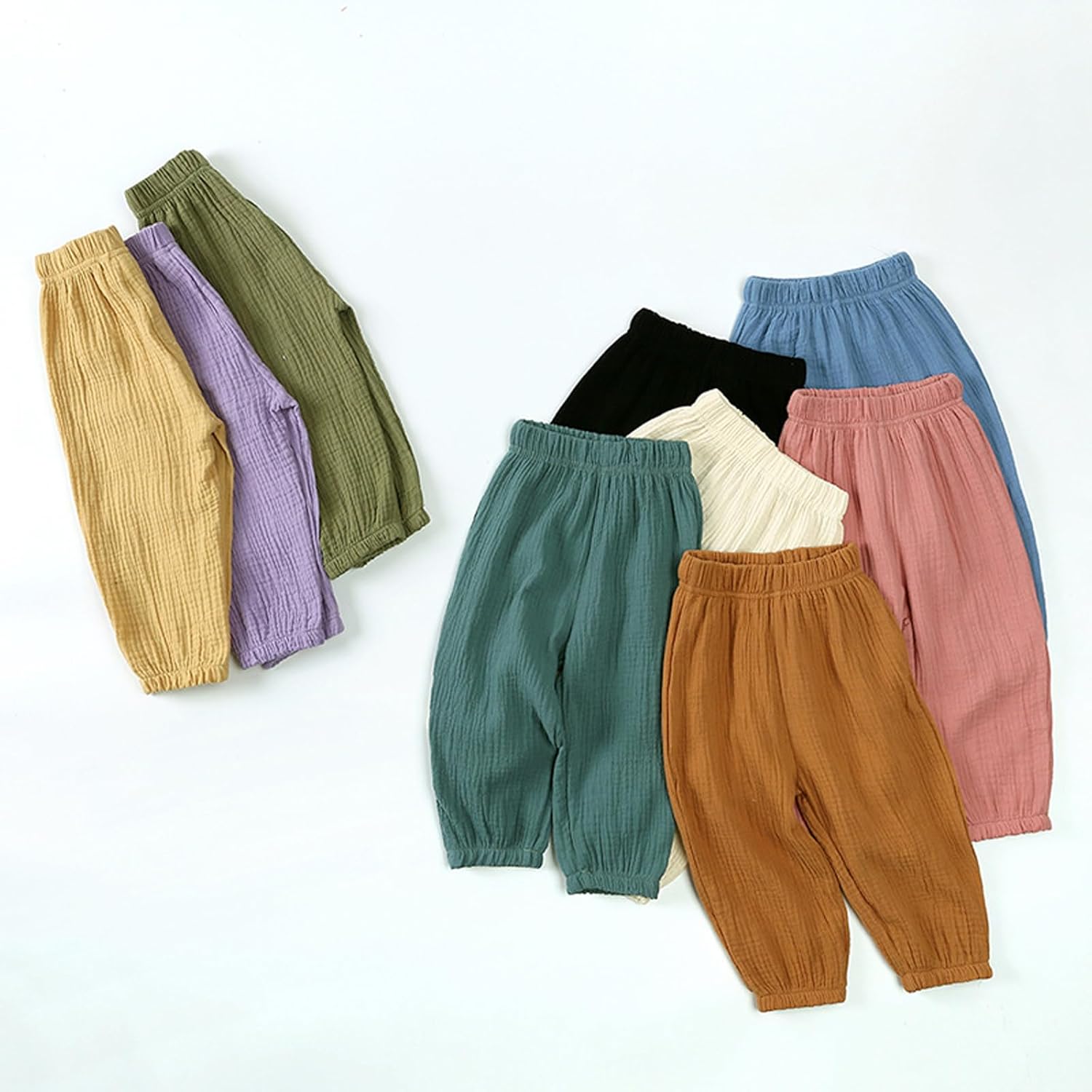 EISHOW Toddler Cotton Linen Harem Pants