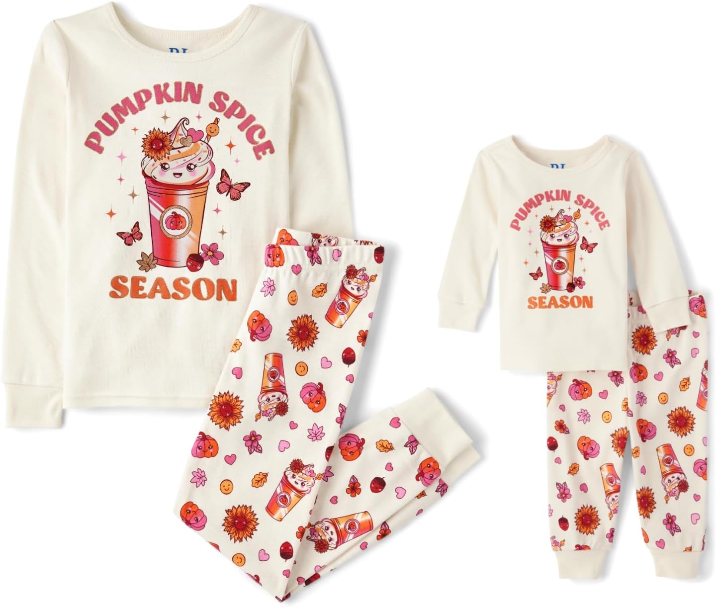 Sibling Matching Pajama Sets Halloween Thanksgiving Friendly 100 Cotton