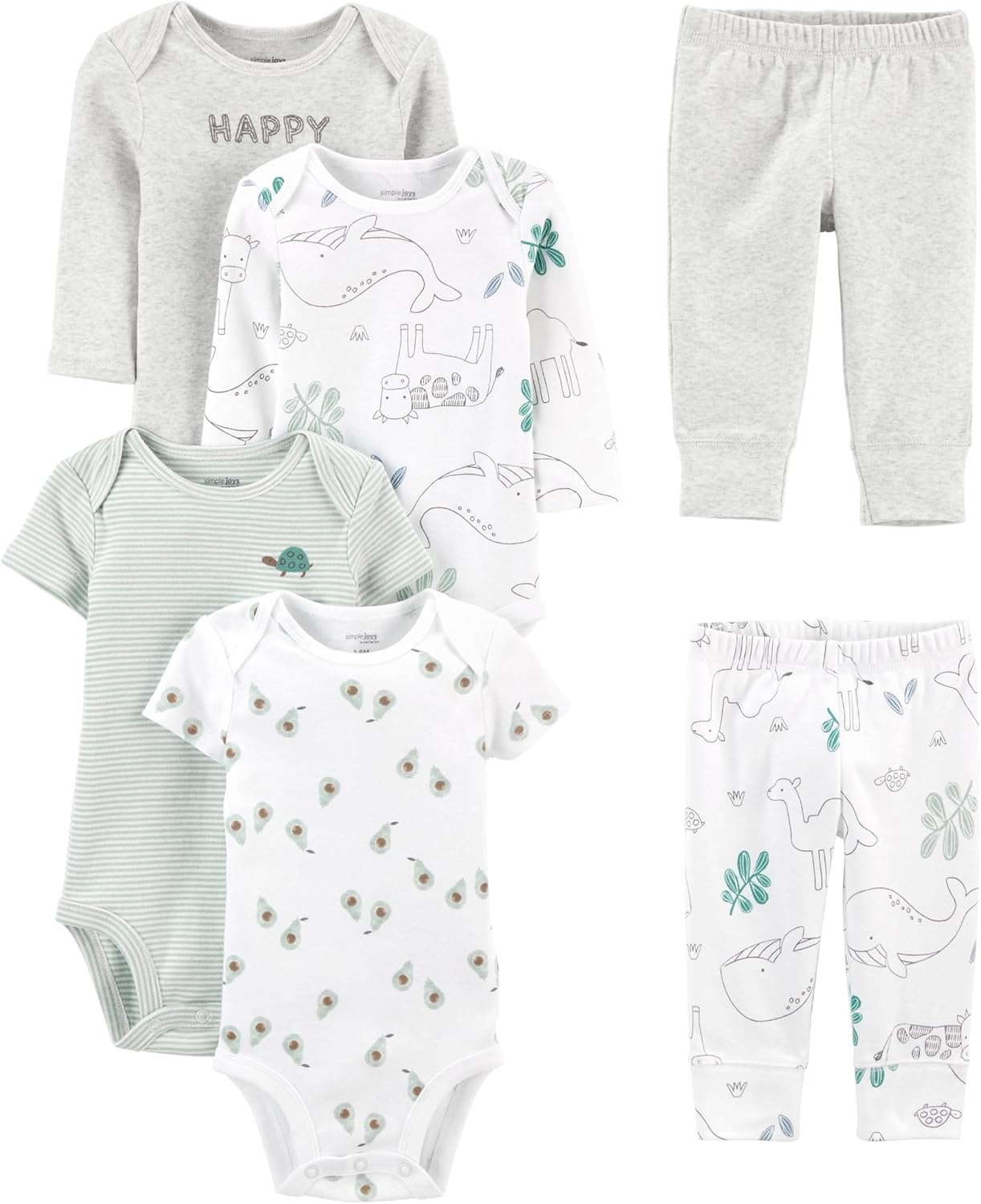Perfect 6-Piece Baby Set for Mix Match