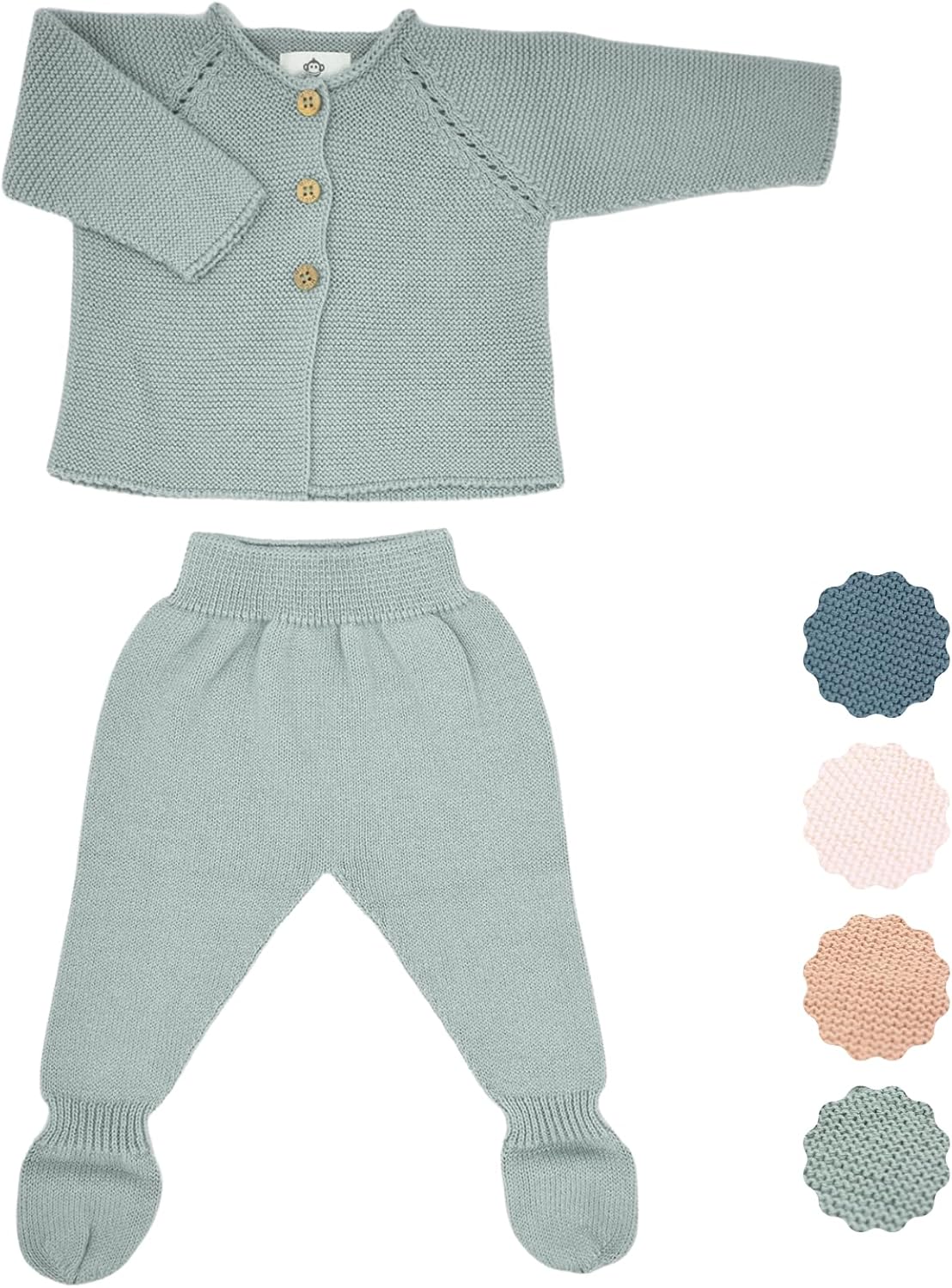 Organic Knitted Baby Set for Newborns