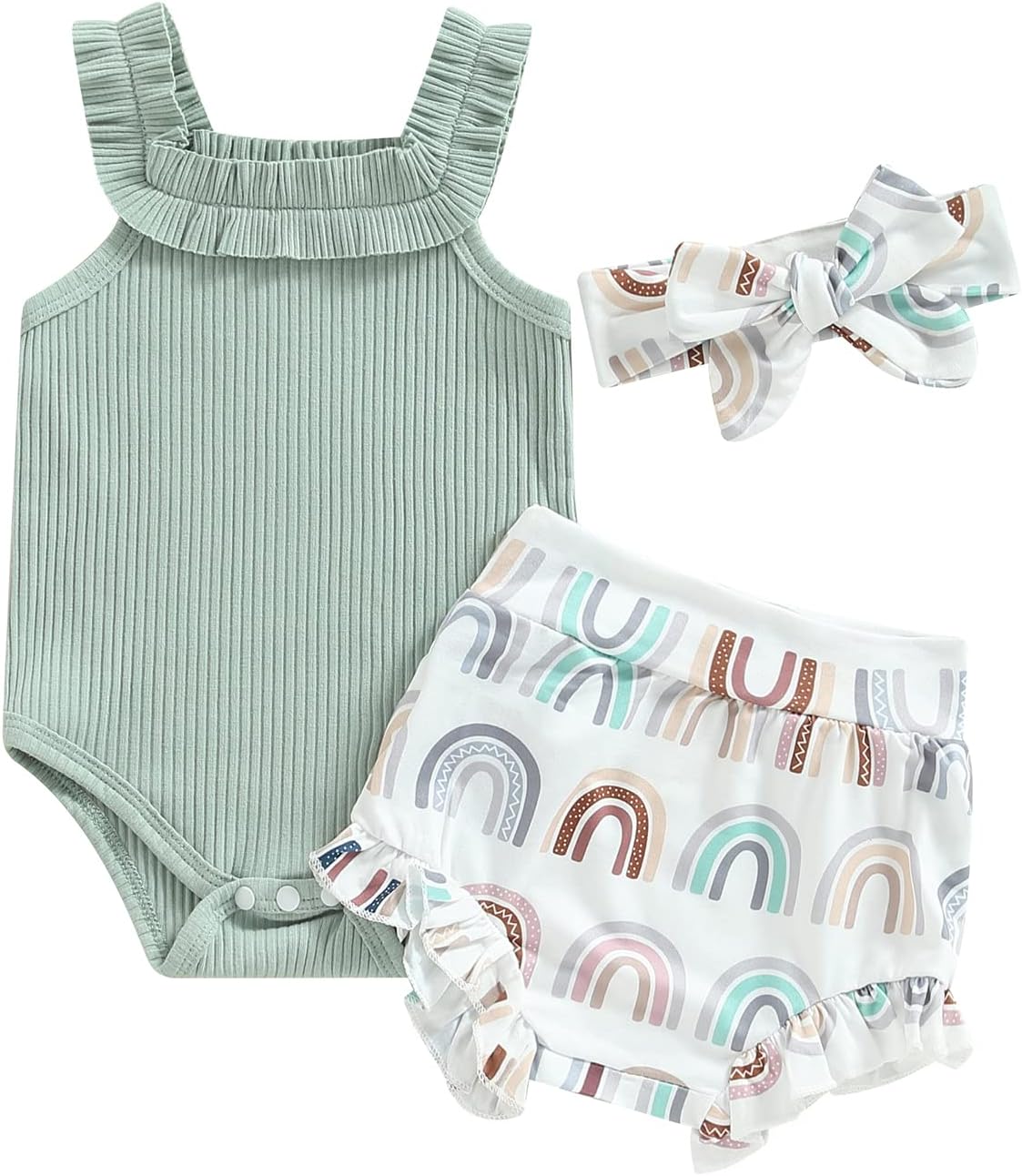 Cutie Summer Romper Set for Baby Girl