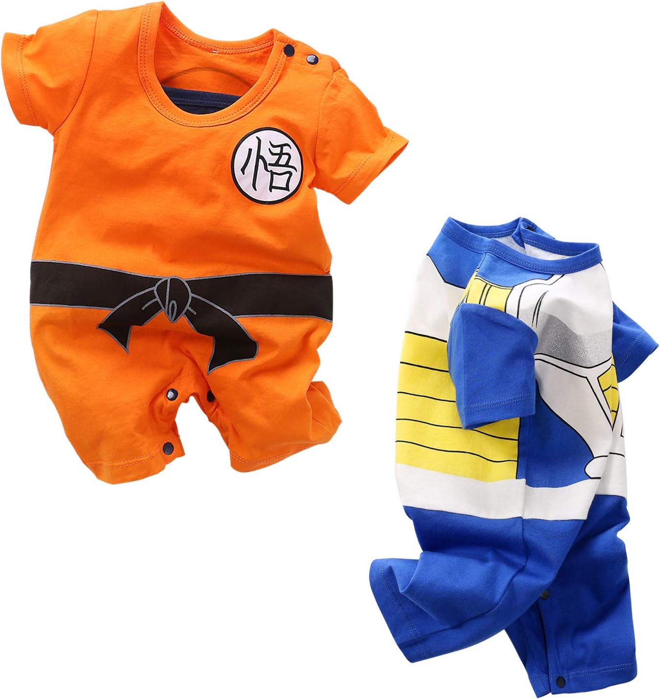 YFYBaby Toddler Boys 2-Piece Short Sleeve Romper