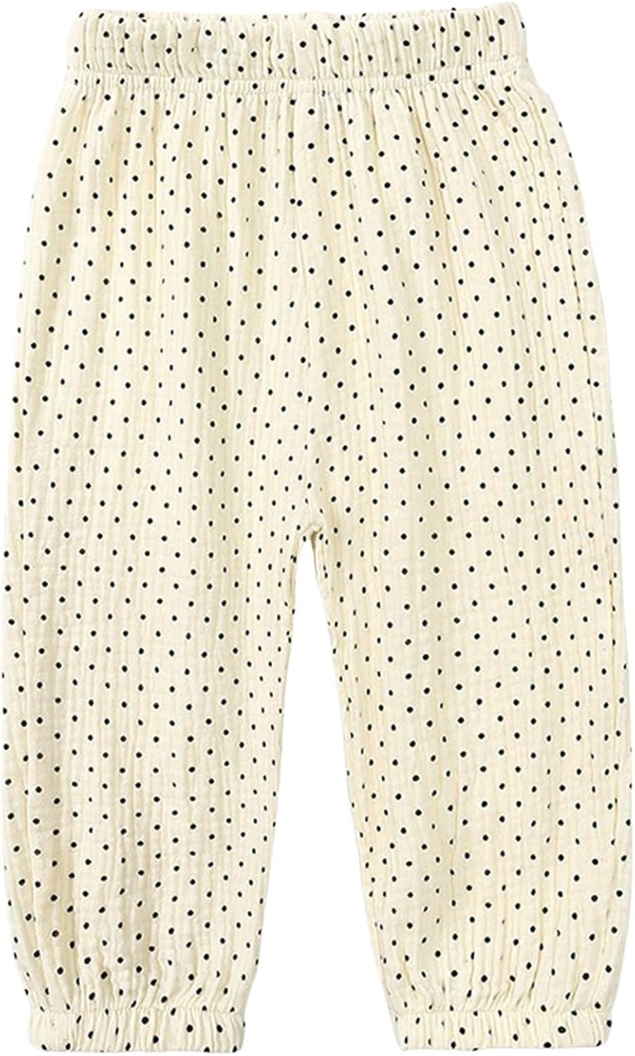 Adjustable Elastic waistband Pjs Casual Luxury Cotton Linen Trousers for Kids