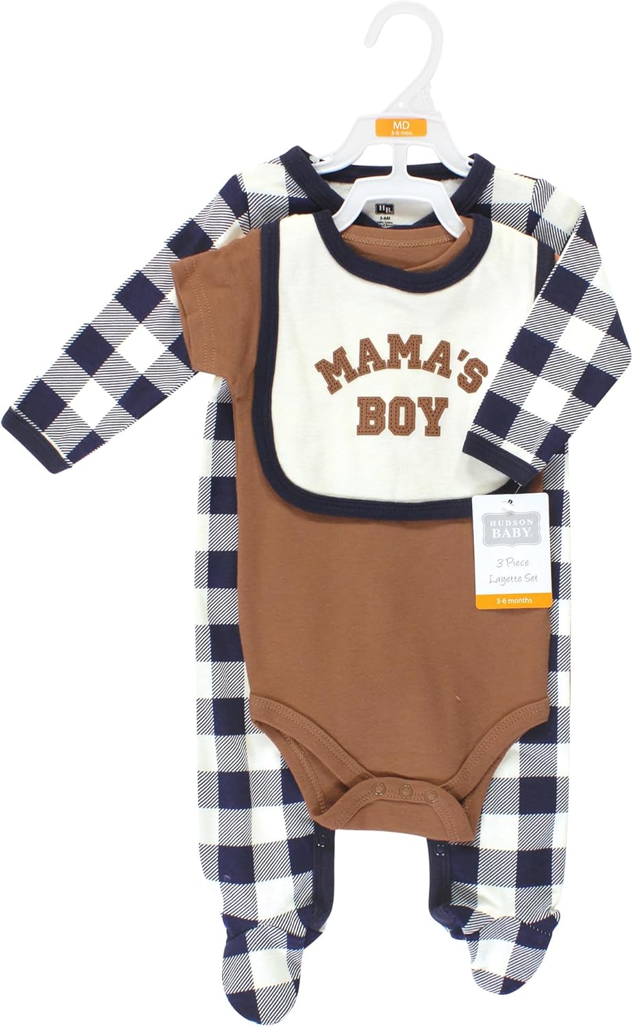 Hudson Baby Unisex Baby Cotton Sleep Play Bib Set