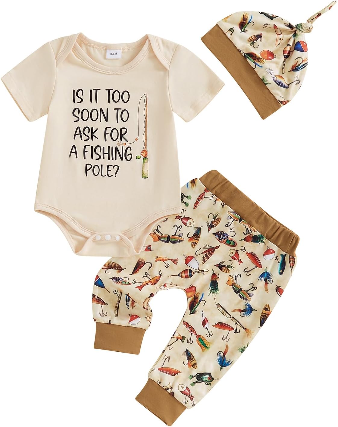 Amnnchya 10-in-1 Newborn Baby Boy Romper Set