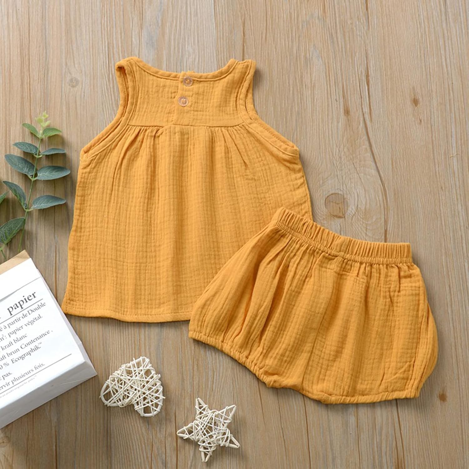 EISHOW 2 Pack Toddler Sleepwear Shorts Set