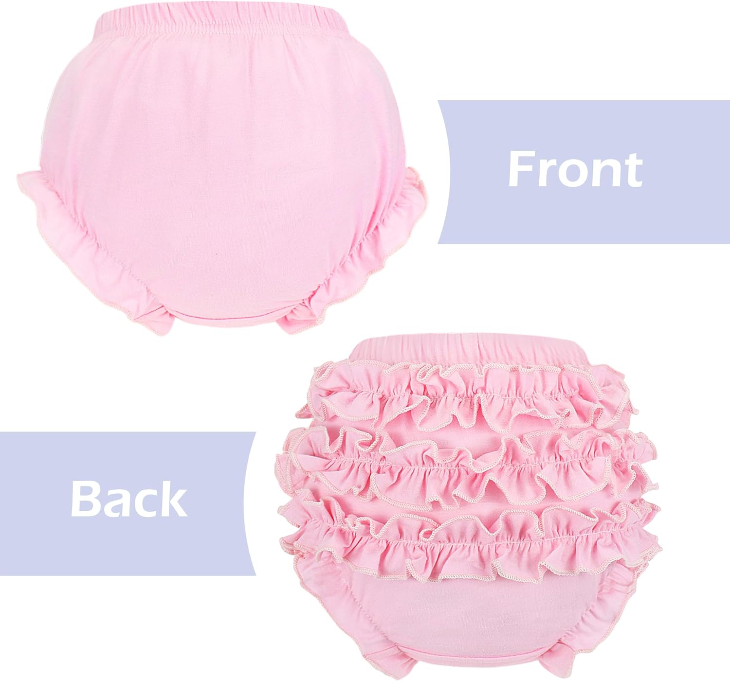 Perfect Gift for Baby - Cute Ruffle Diaper Covers x5