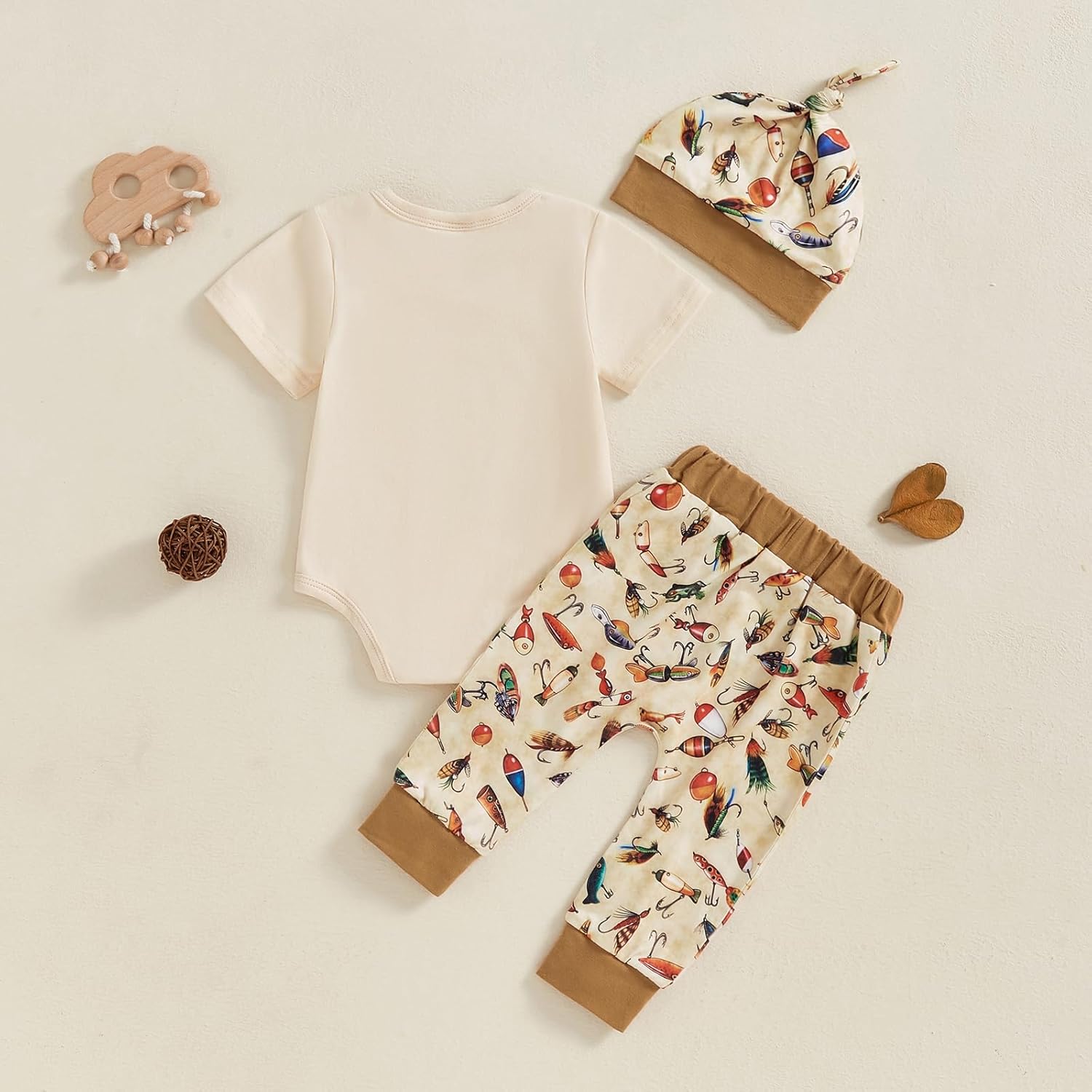 Amnnchya 10-in-1 Newborn Baby Boy Romper Set