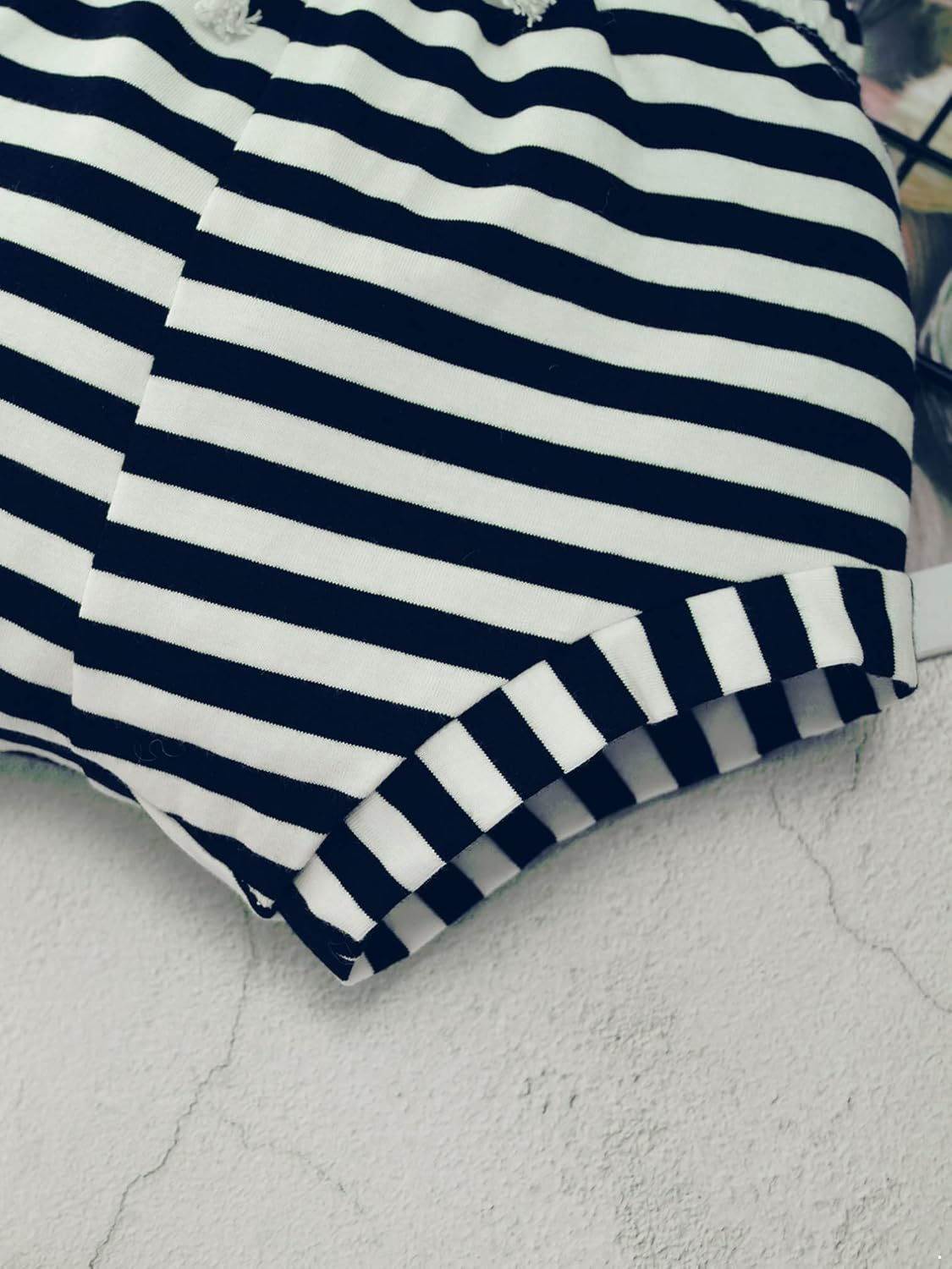 Iiniim Baby Cotton Striped Bloomers