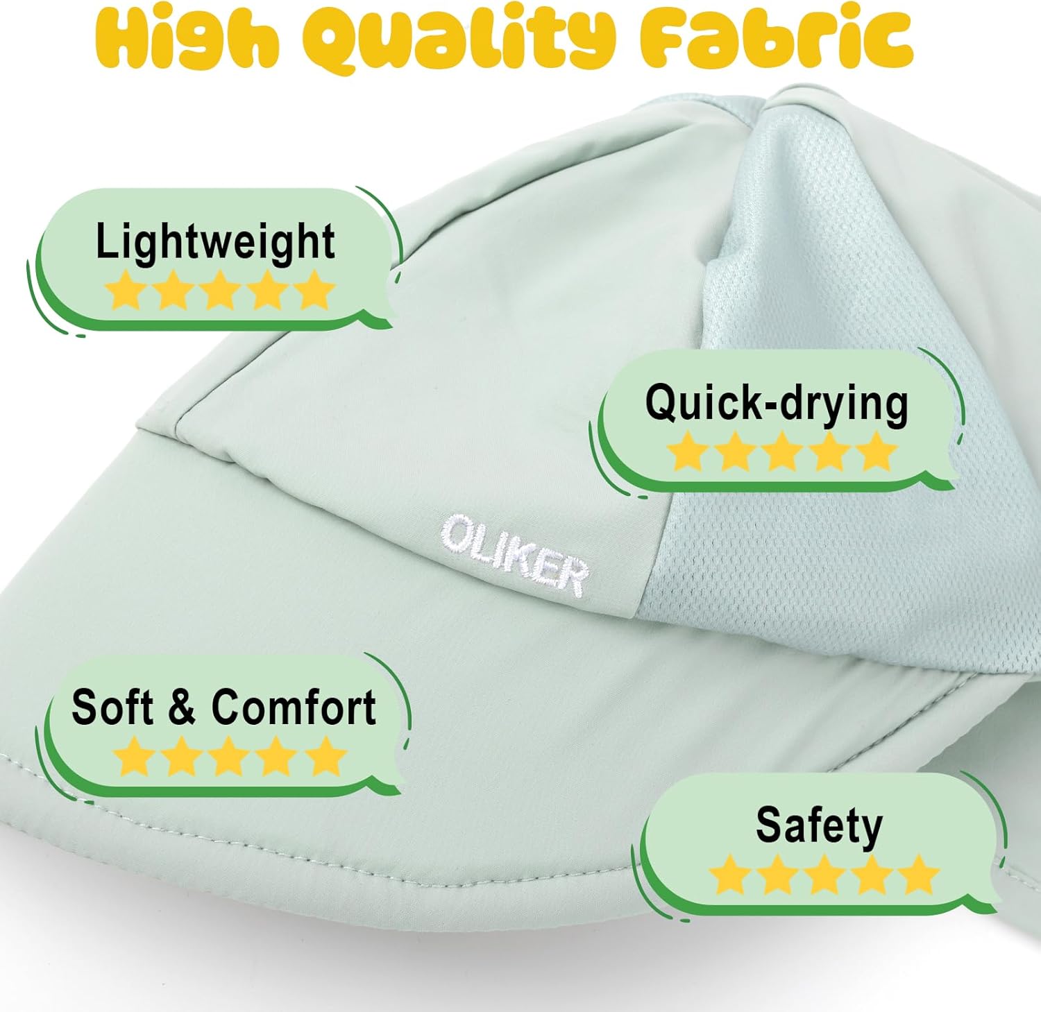 2-Piece Baby Sun Hat Set - UPF50 Quick-Drying toddler-friendly