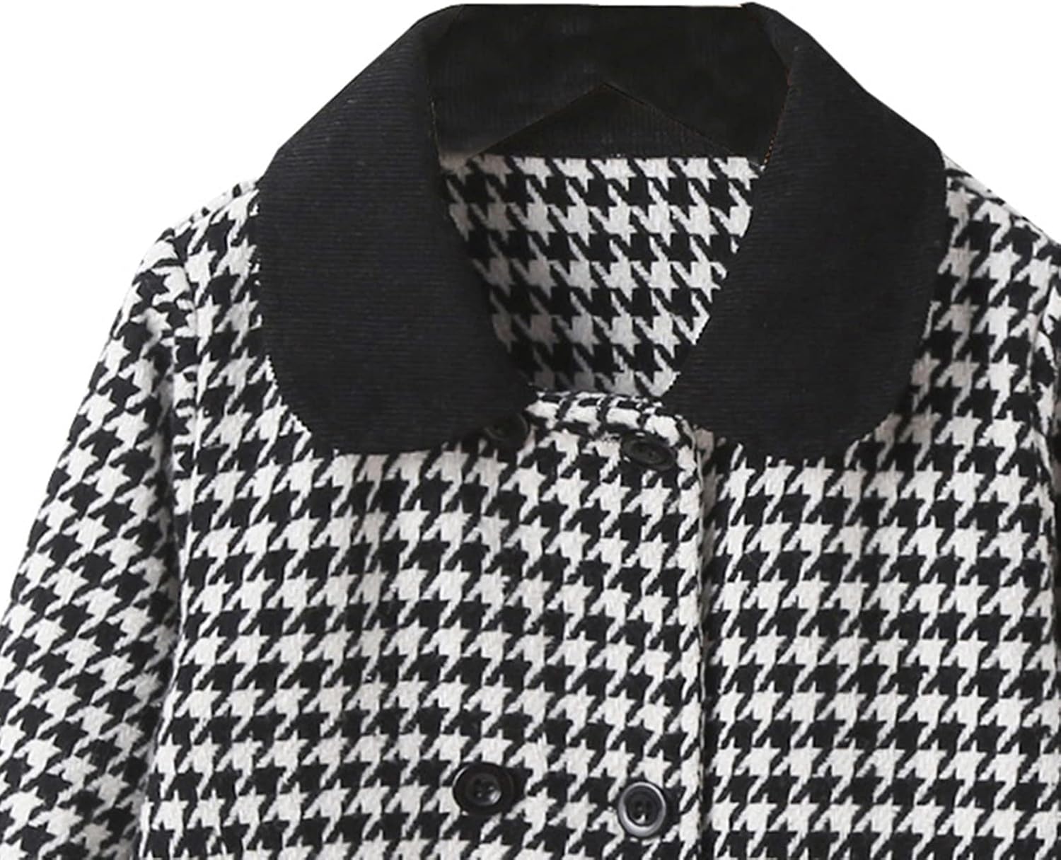 Toddler Houndstooth Coat