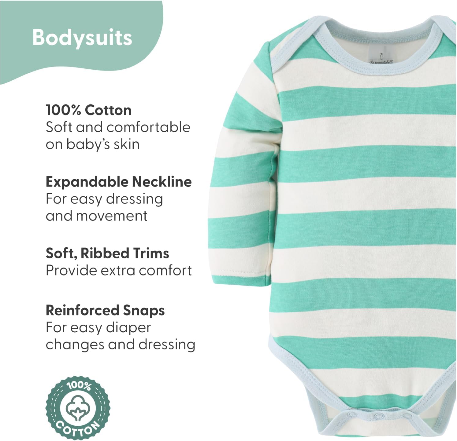 The Peanutshell Layette Gift Set - 30 Piece for Newborn Boys Girls
