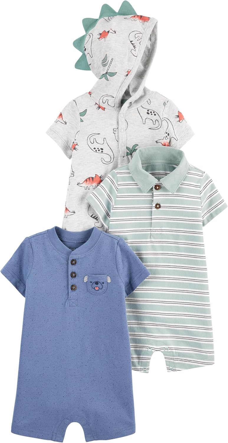 Simple Joys by Carters Baby-Boys 3-Pack Rompers