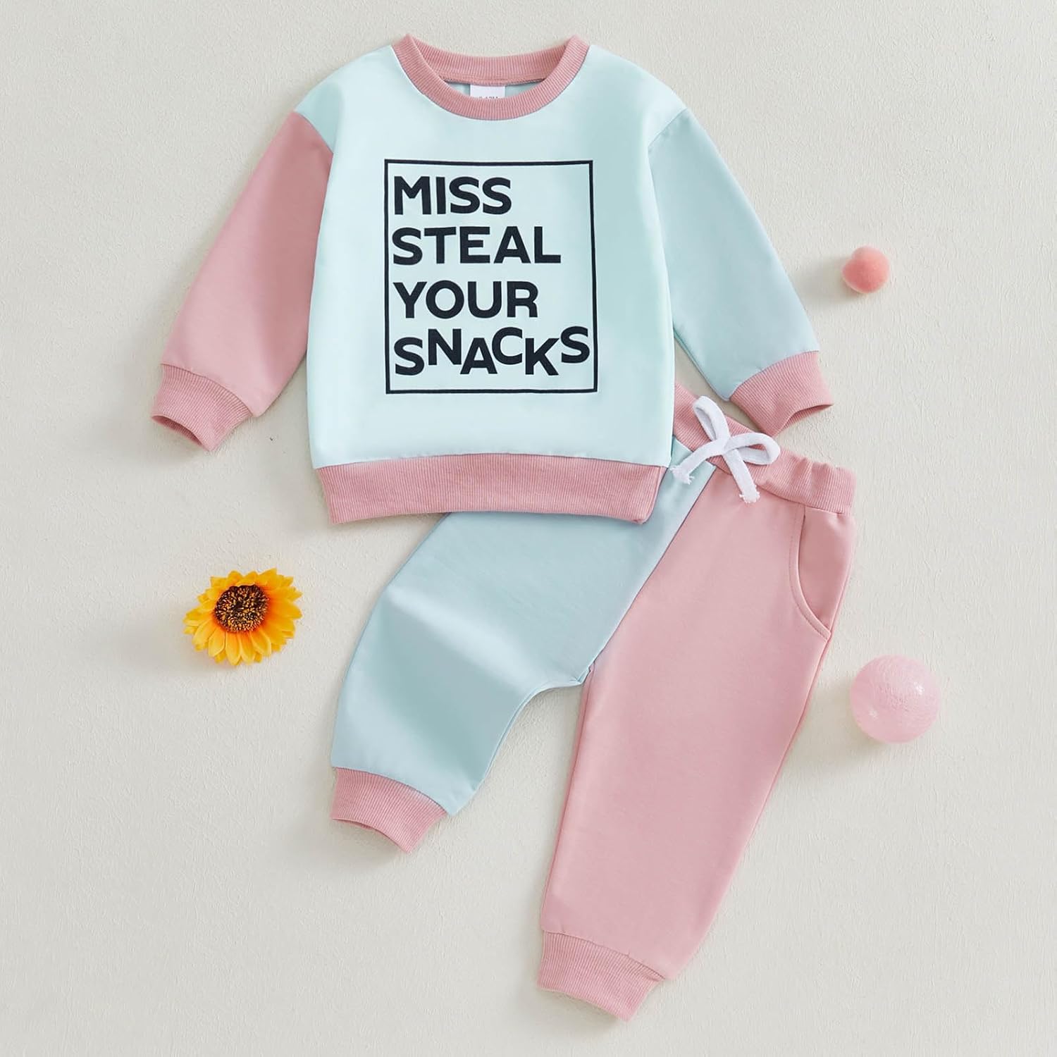TheFound Toddler Girls Comfy Stylish Fall Winter Set