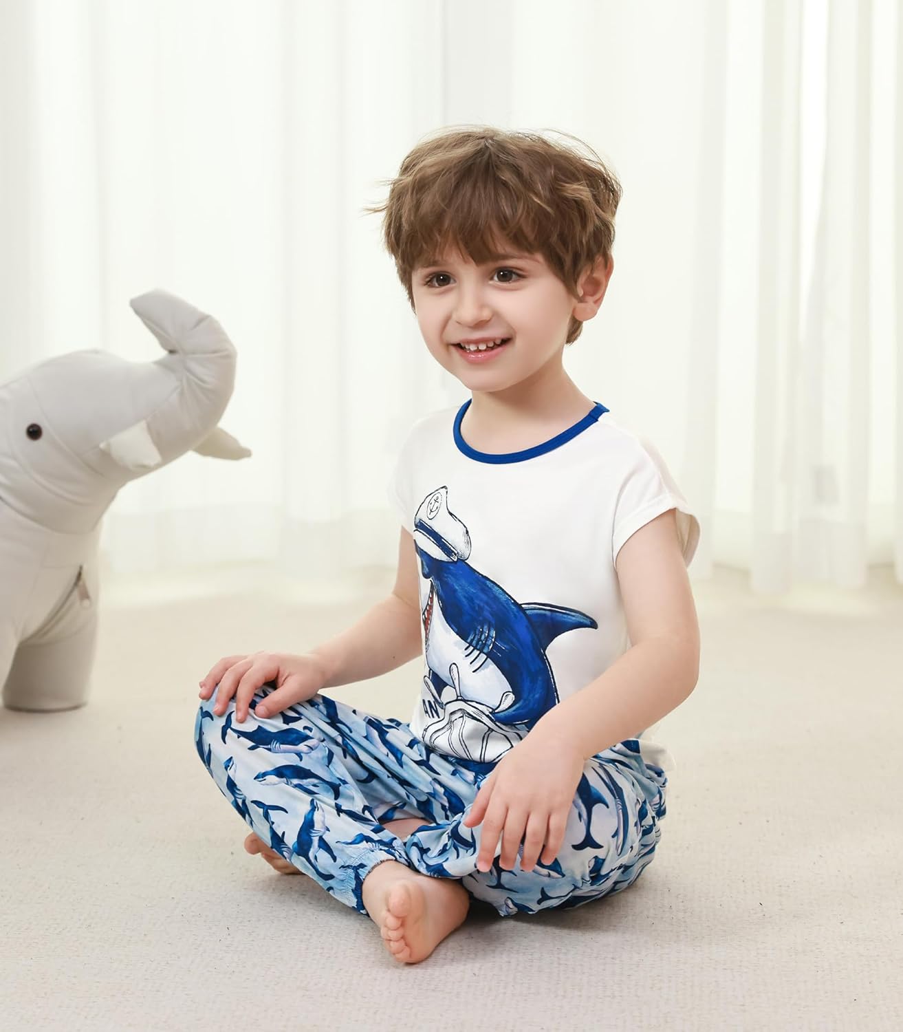 DREAMHALO Toddler 2-5T Bamboo Viscose Tank Pants Set