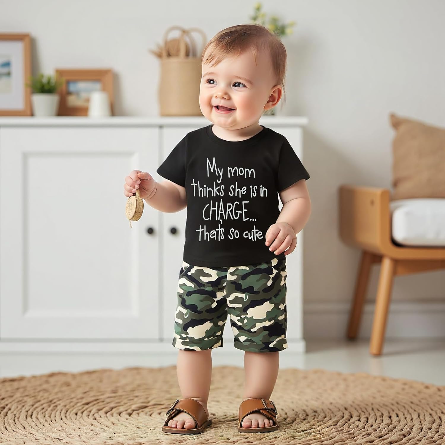 Wdehow Toddler Boys Summer Camouflage Sets
