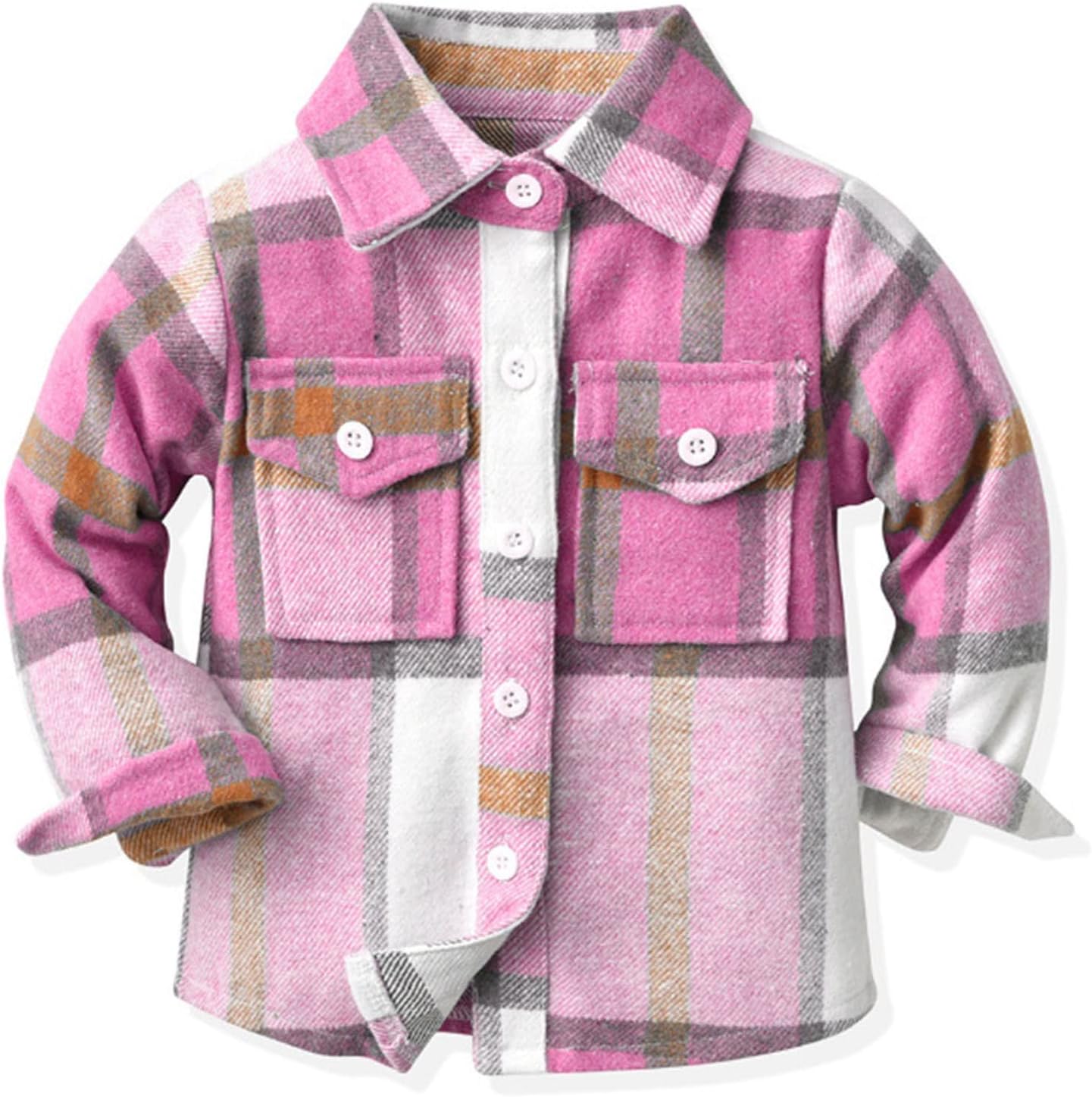AFNI LittleToddler Boys Girls Flannel Shirt Jacket
