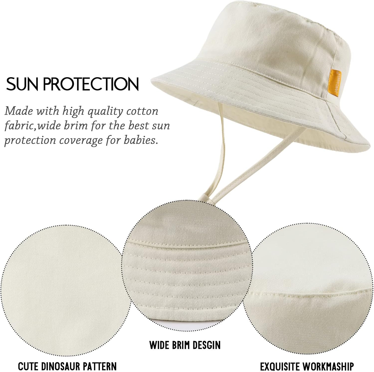 Adorable Cotton Baby Sun Hat For Kids