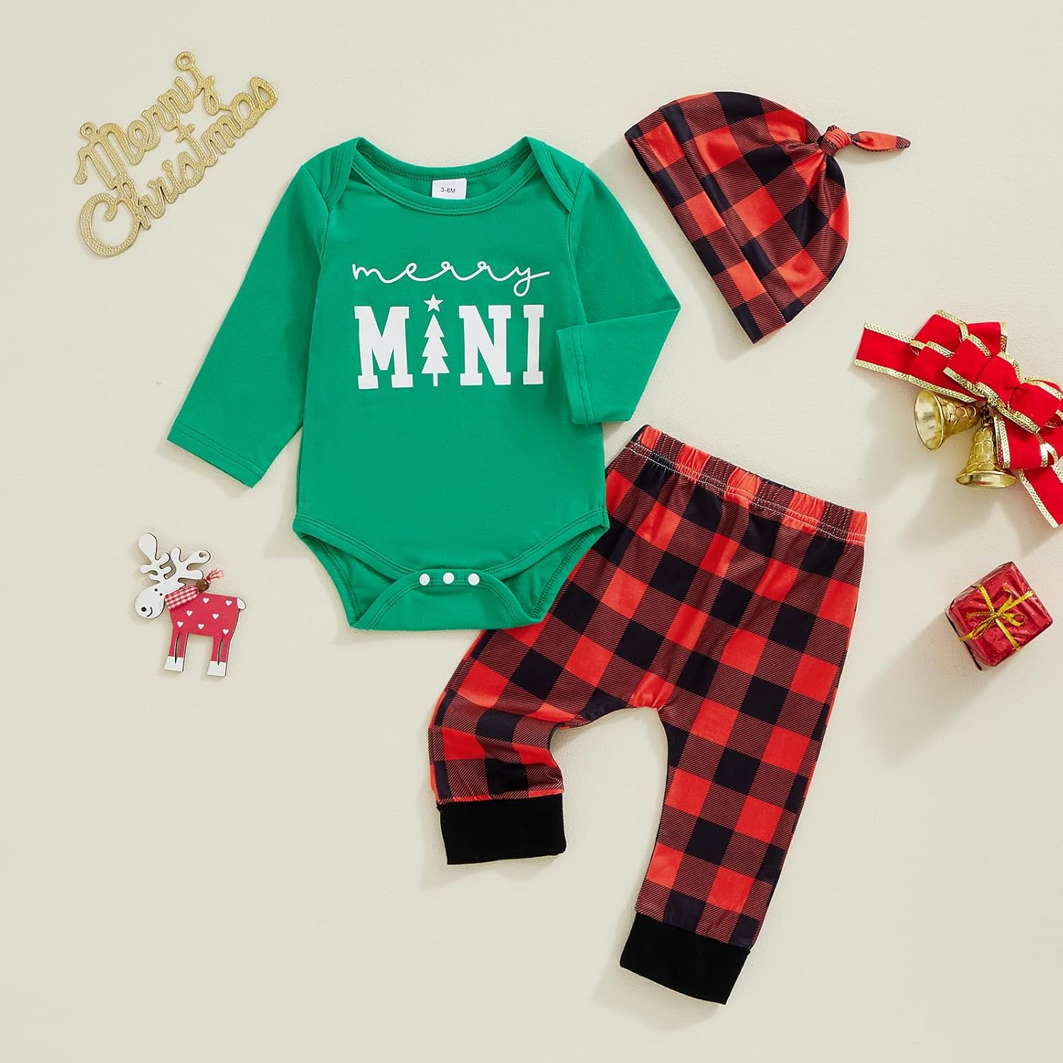 Newborn Christmas Outfit Set