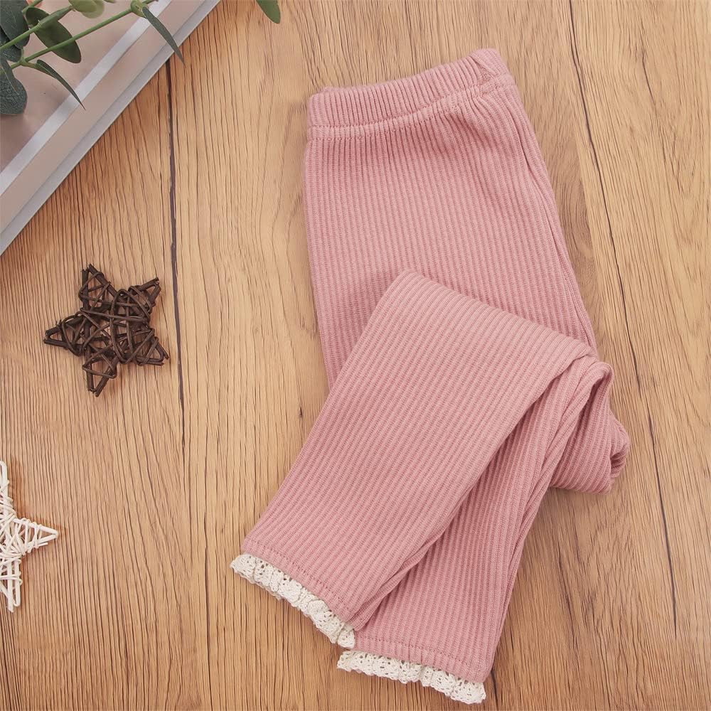 Adorable Toddler Girls Ruffle Lace Tights