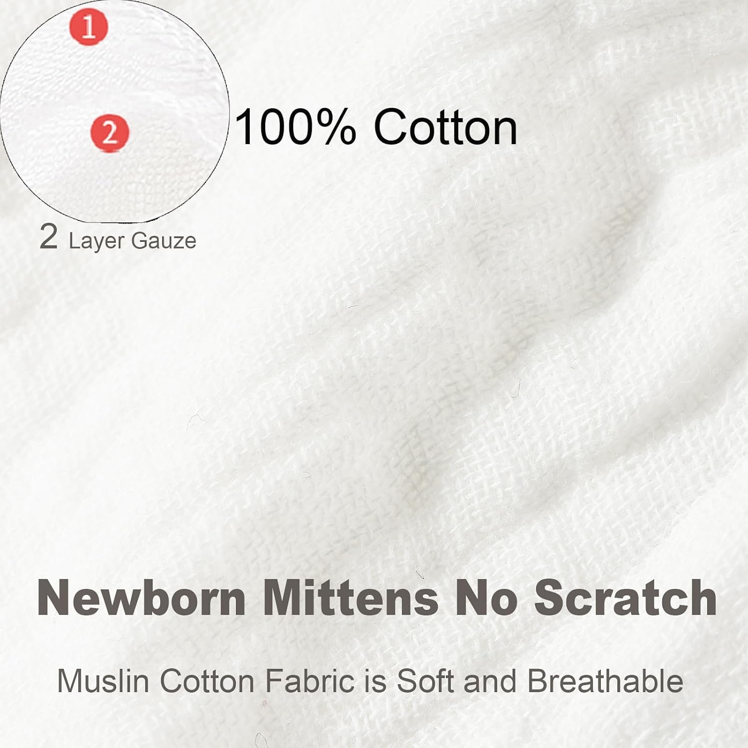 Newborn No-Skid Mittens