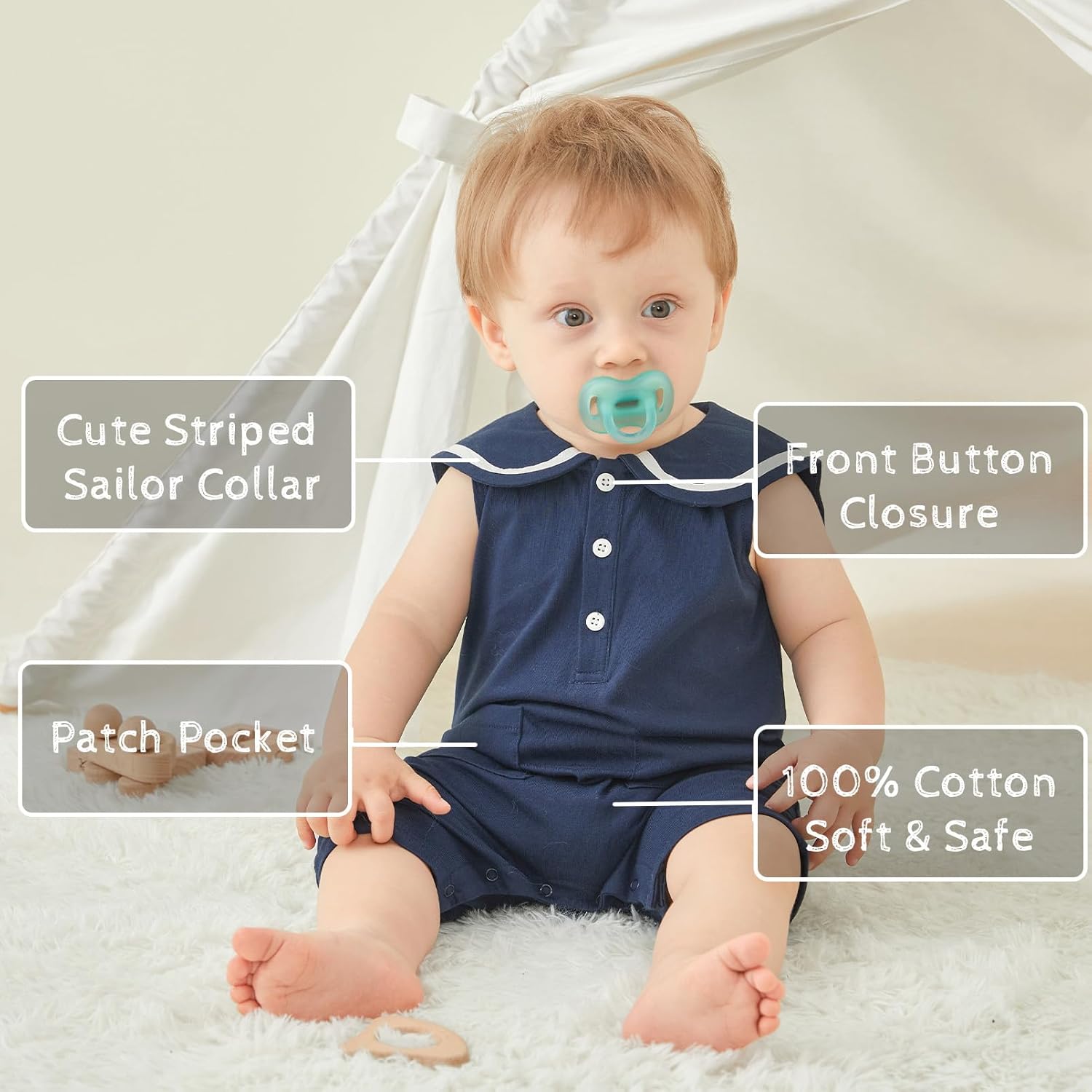 Perfect Nautical Romper