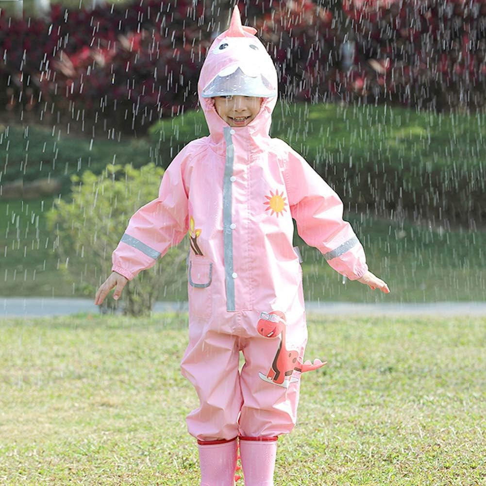 Rainy Day Fun Dinosaur-Printed Toddler Raincoat