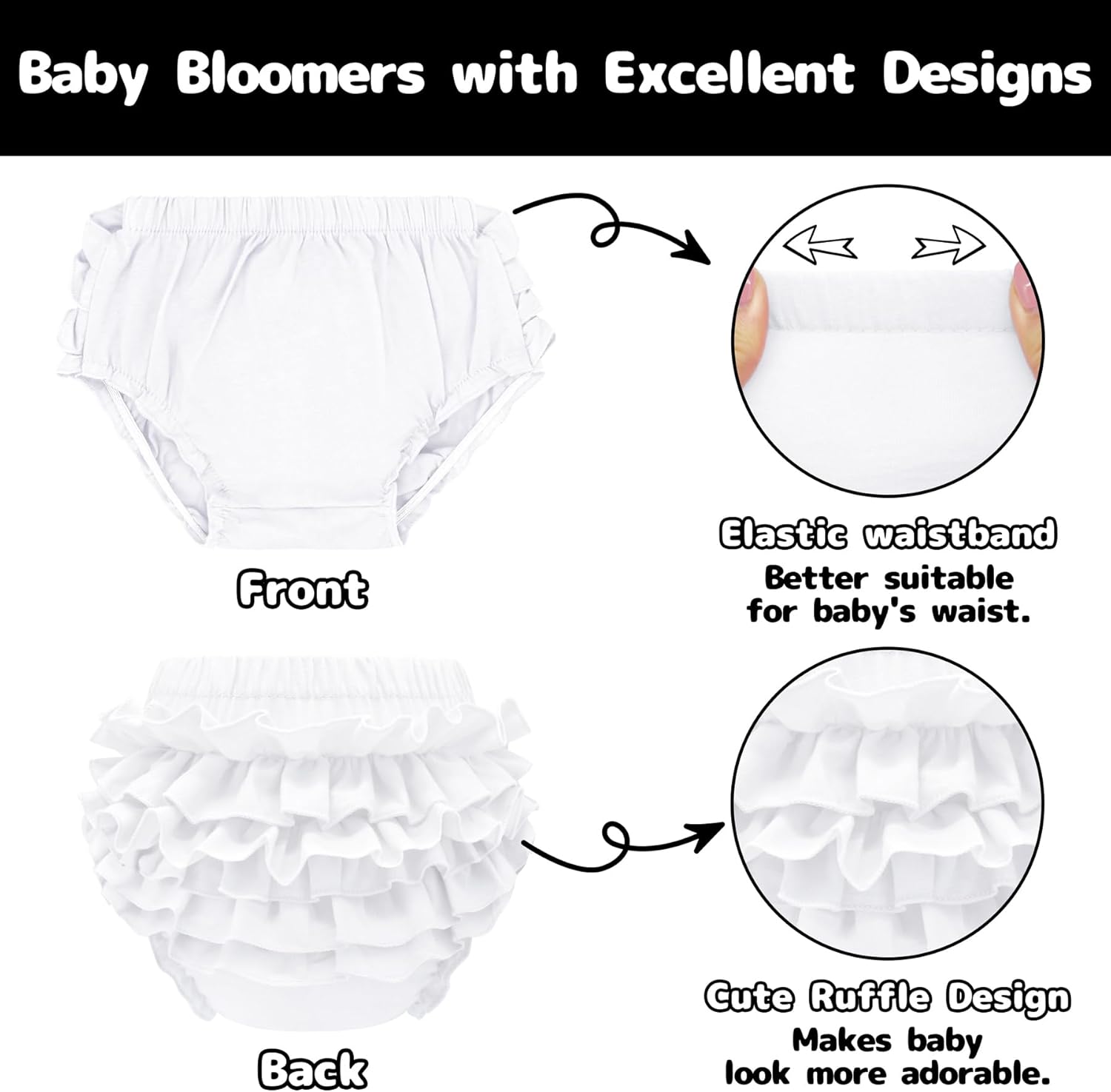 Perfect Fit Puff Ruffle Diaper Unused