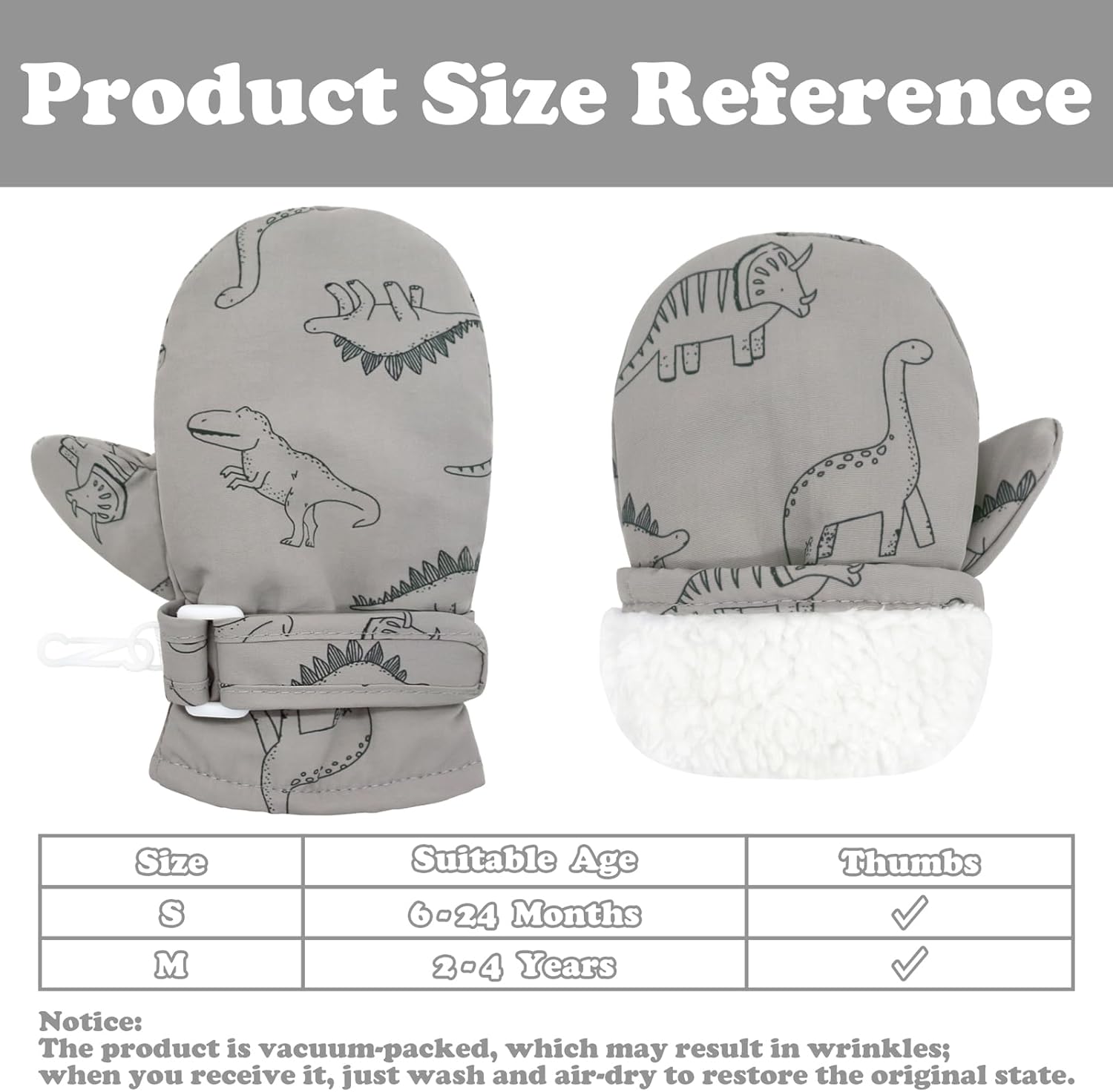Stay warm in Sarfel waterproof gloves for toddlers