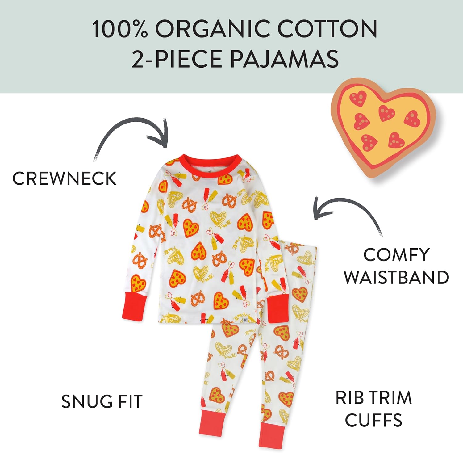 Honest Baby 2-Piece Pajamas Sleepwear for Babies Toddlers