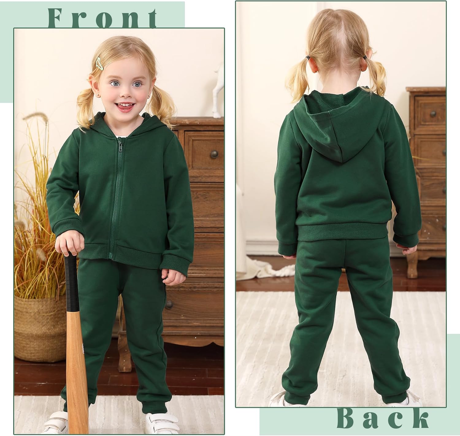 Happy Town Toddler Sweatsuit Hoodie Set