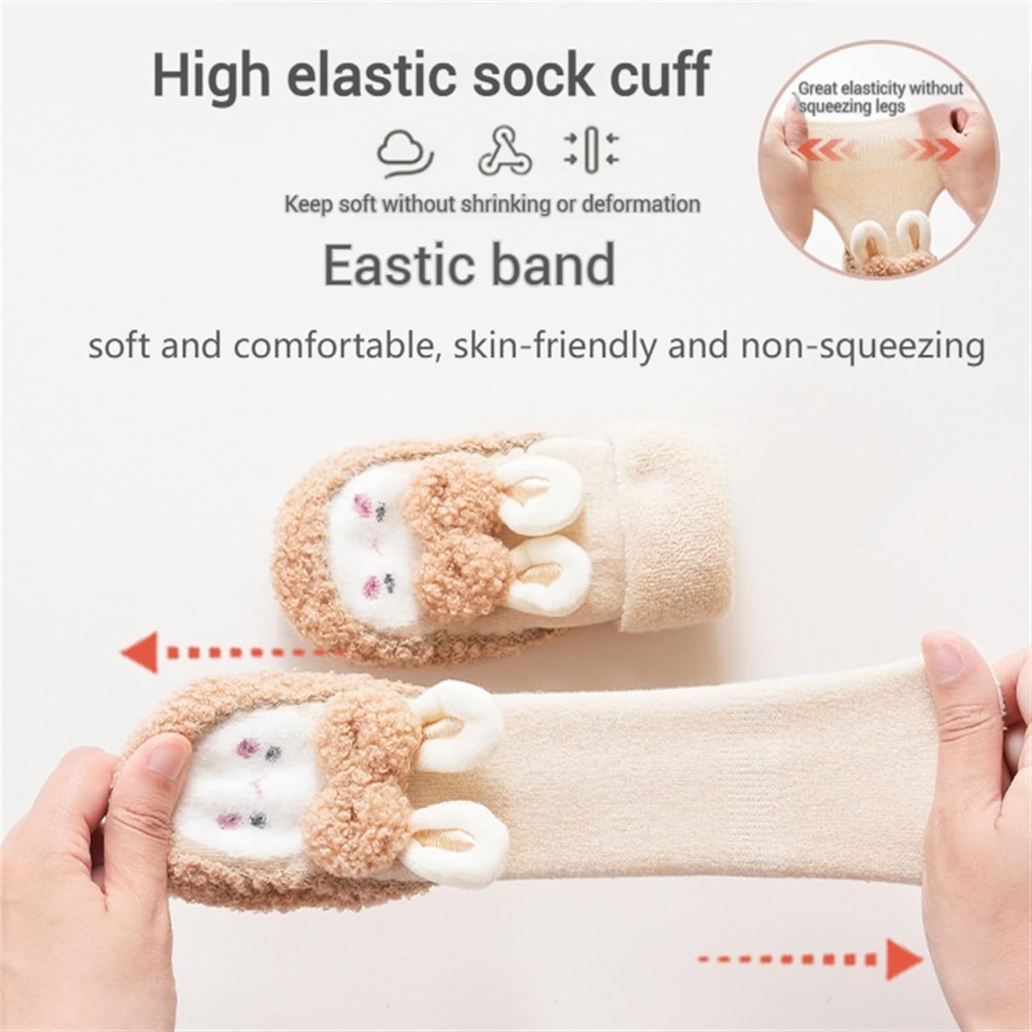Baby Sock Shoes Non-Slip Slippers for Toddlers