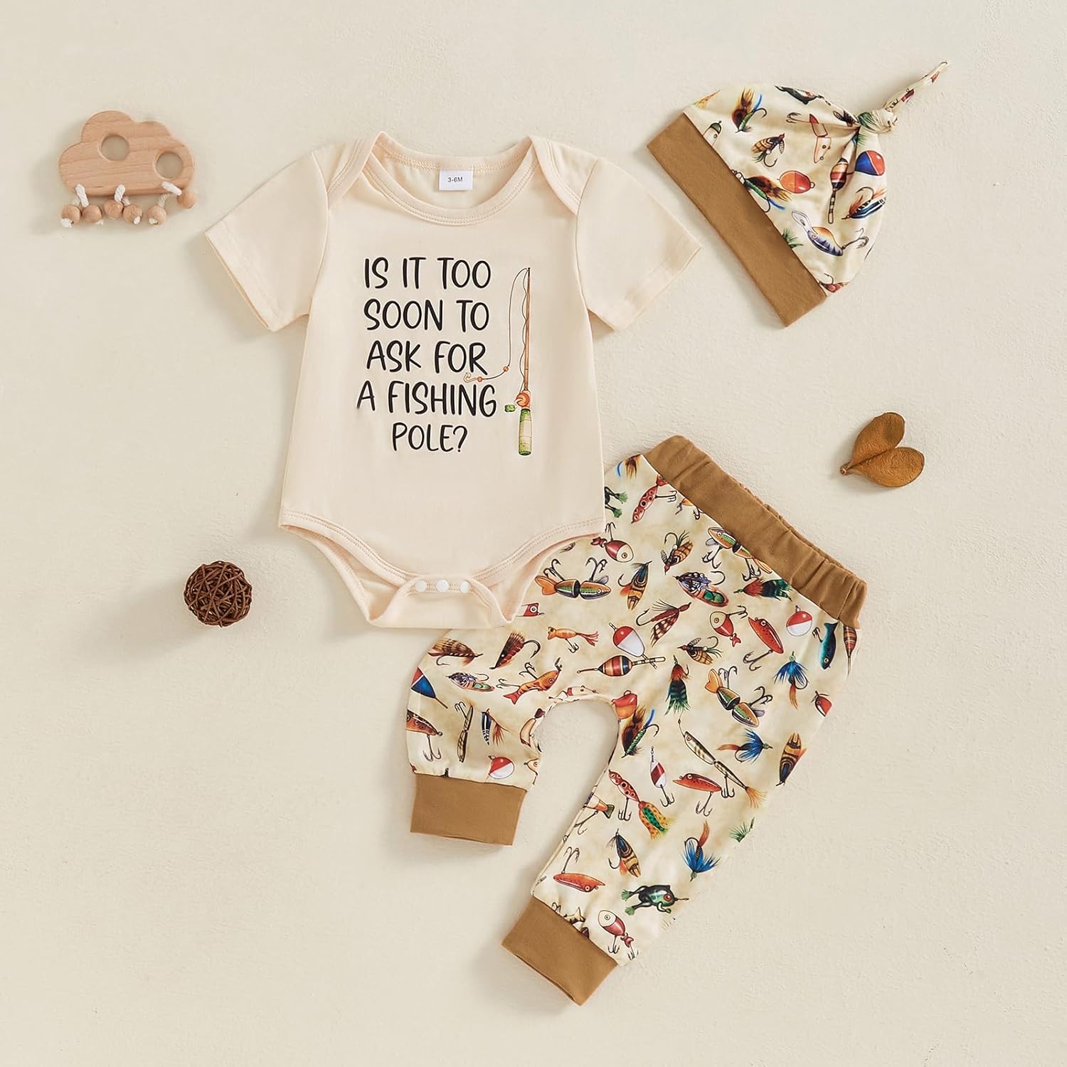 Amnnchya 10-in-1 Newborn Baby Boy Romper Set