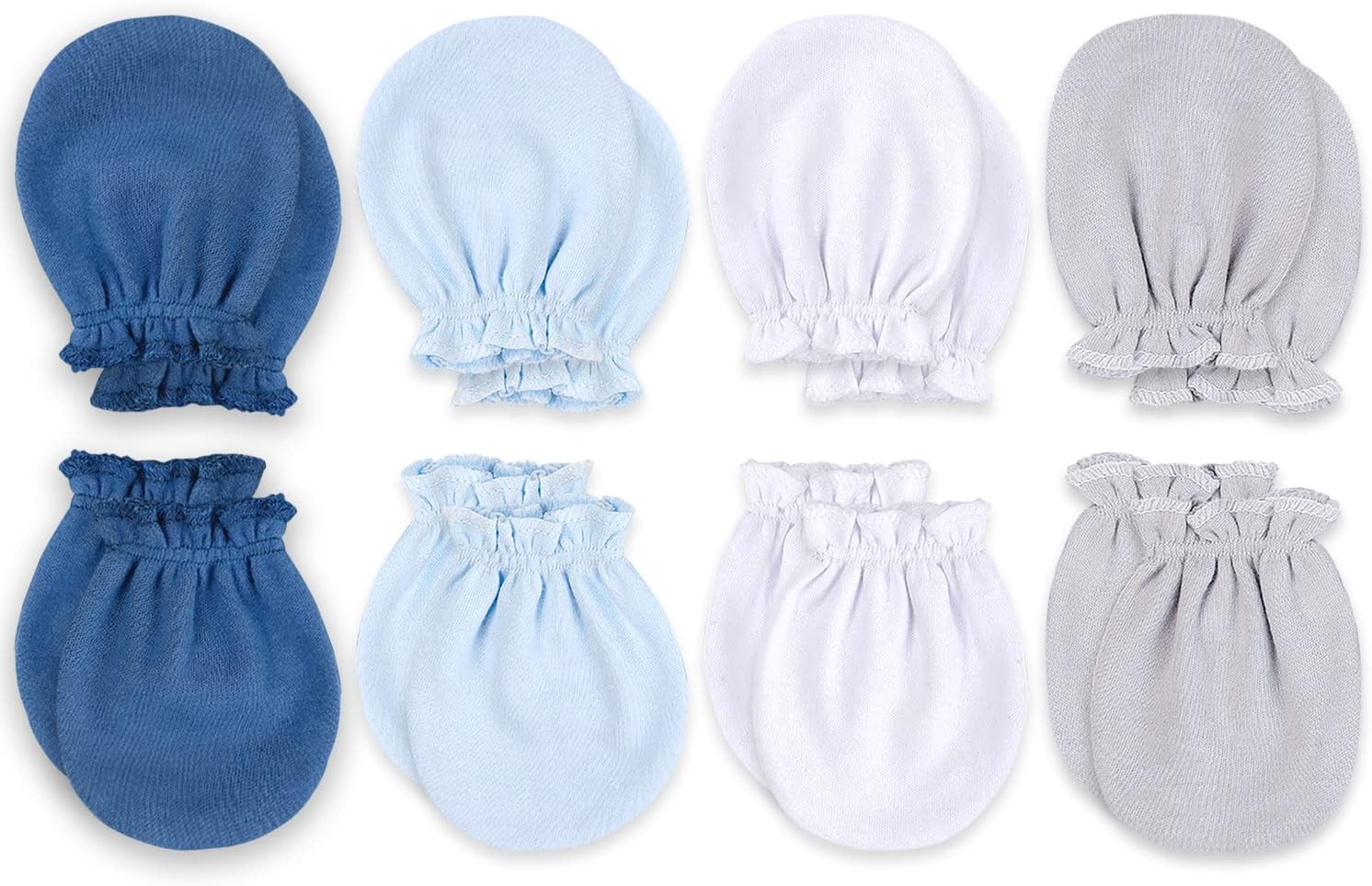 KiddyCare Hand Mittens No Scratch for Newborns 0-6 Months