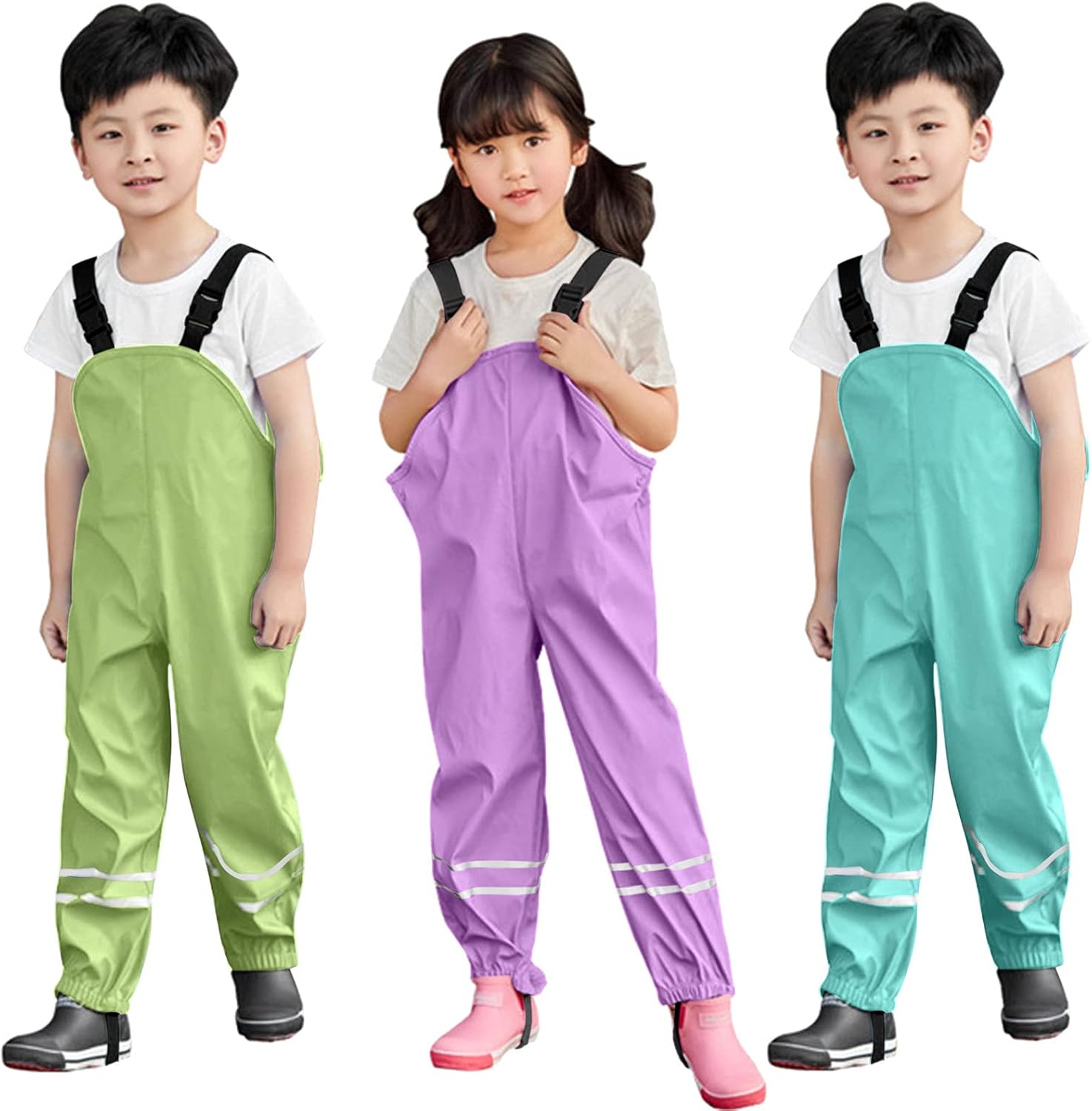 ToddlBy Waterproof Rain Pants for Toddlers - Reliable Breathable Safe